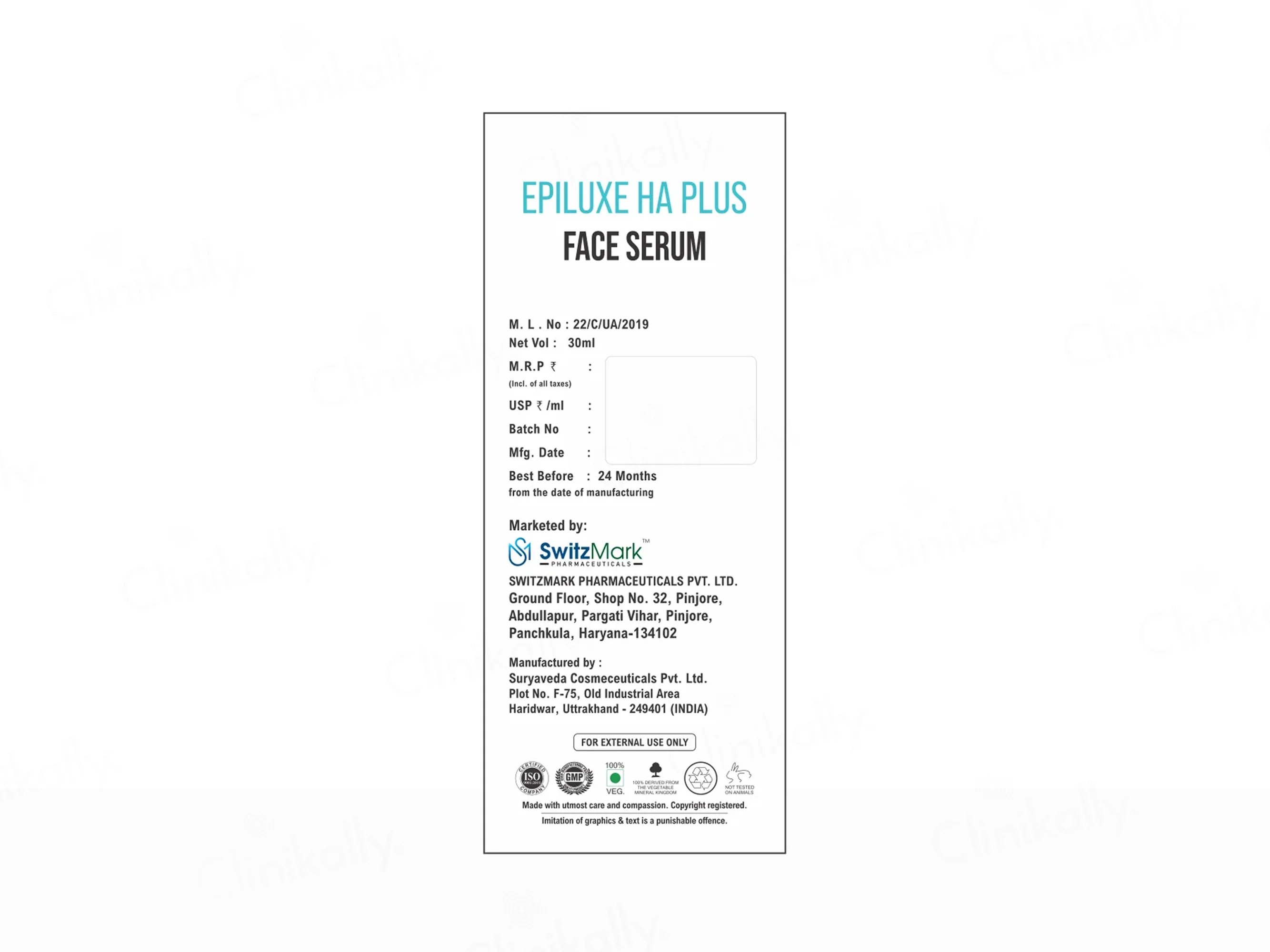 Epiluxe HA Plus Clarity Boost Face Serum - Image 2