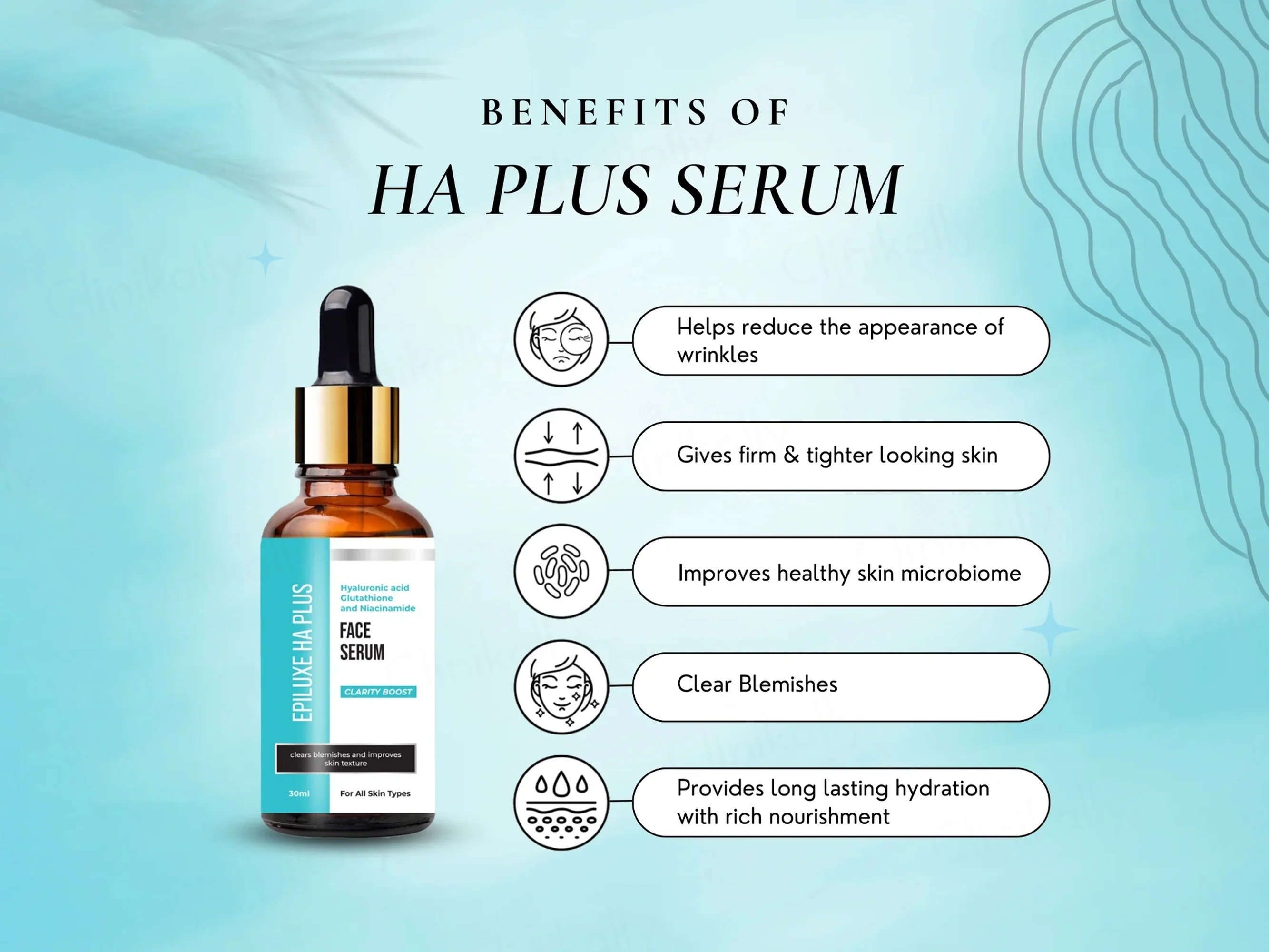 Epiluxe HA Plus Clarity Boost Face Serum - Image 7