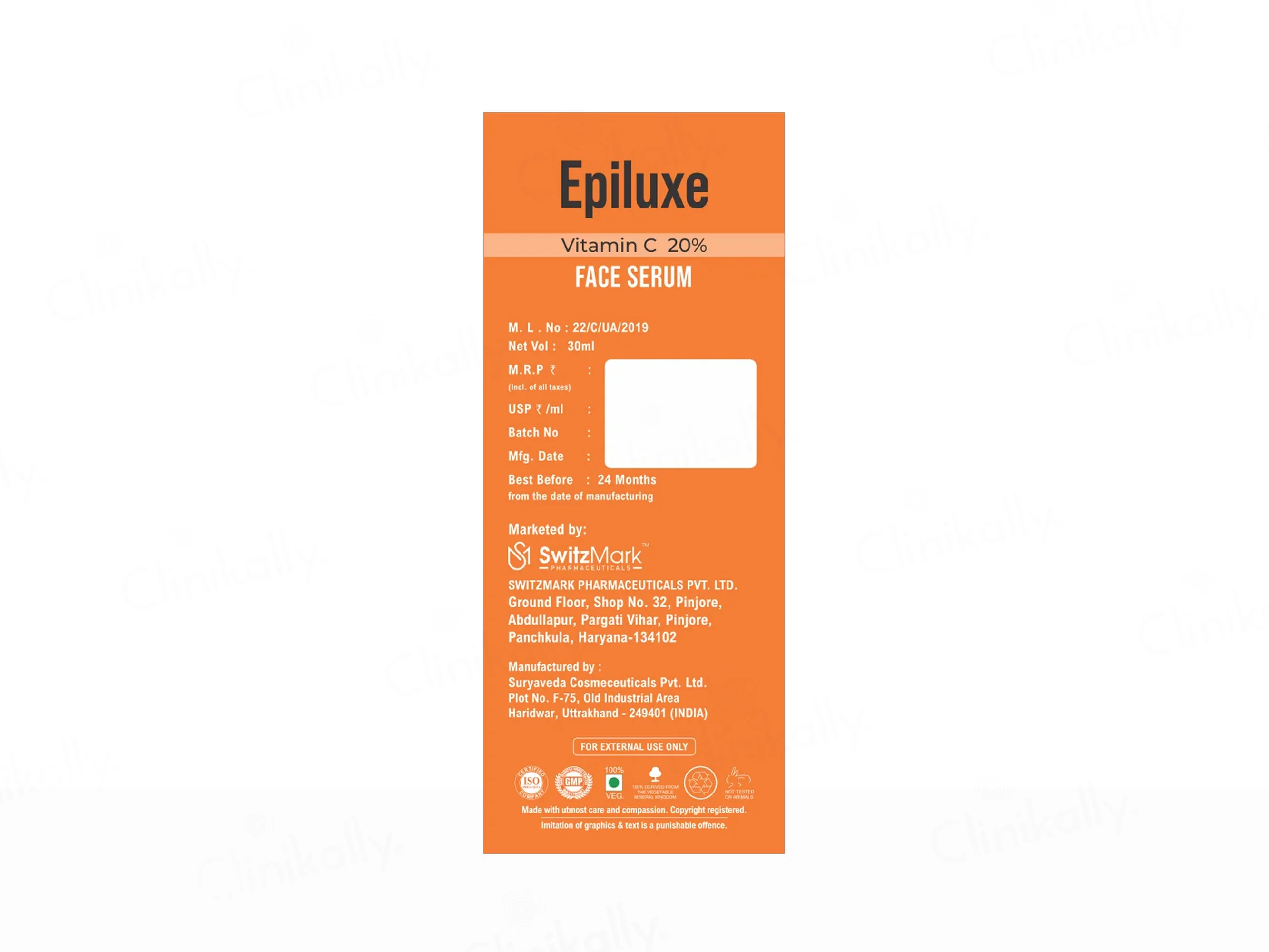 Epiluxe Vitamin C 20% Face Serum - Image 4