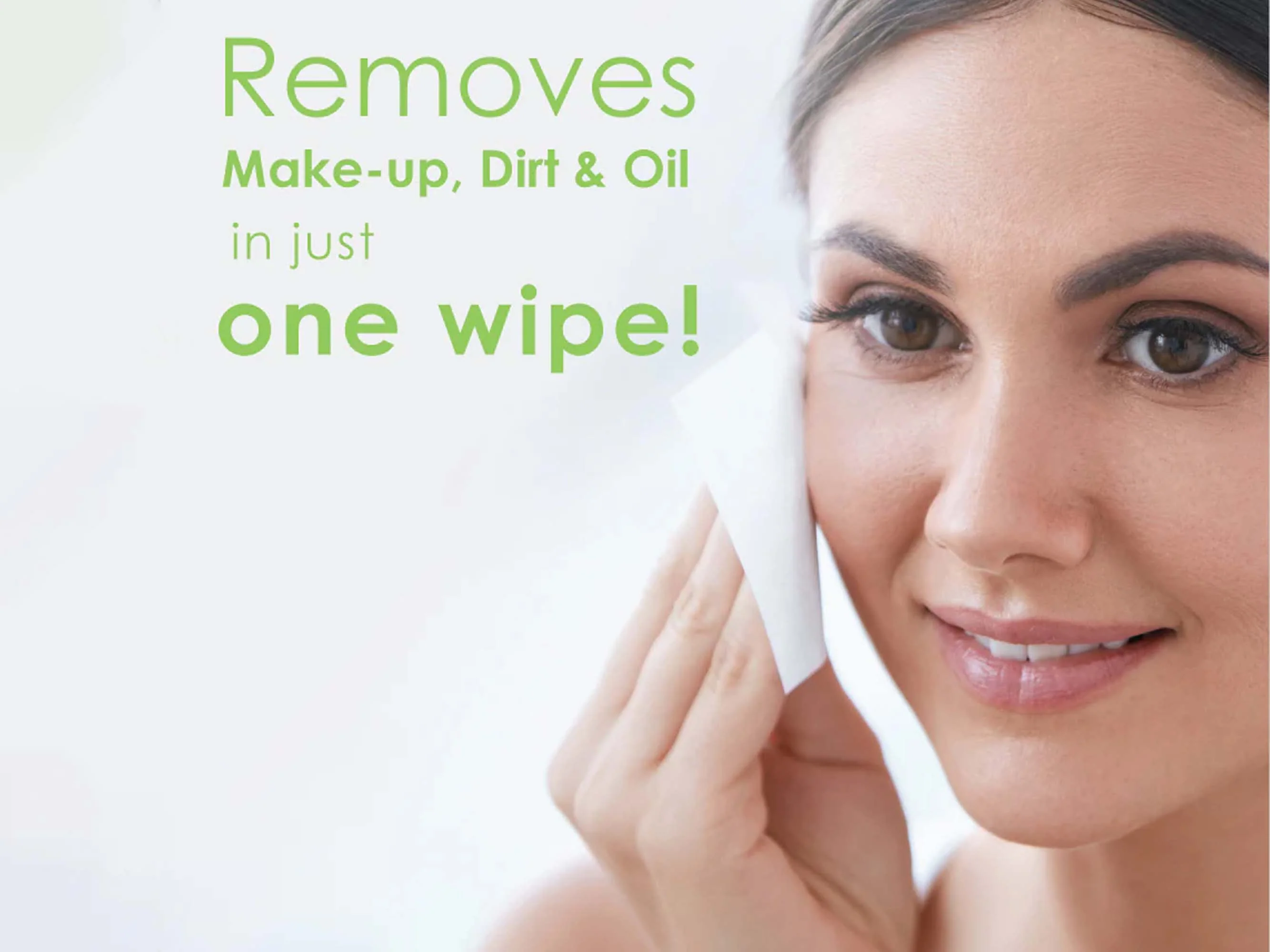 Epique Biodegradable Bamboo Make-up Remover Wipes - Image 6