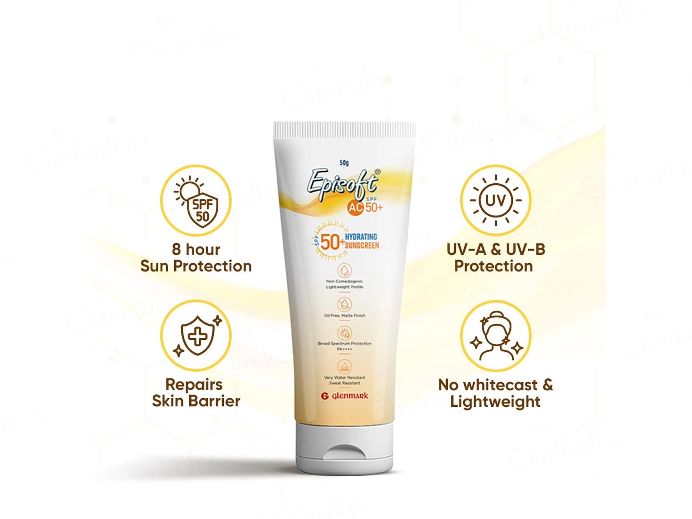 Episoft AC Hydrating Sunscreen SPF 50+ PA++++ - Image 4