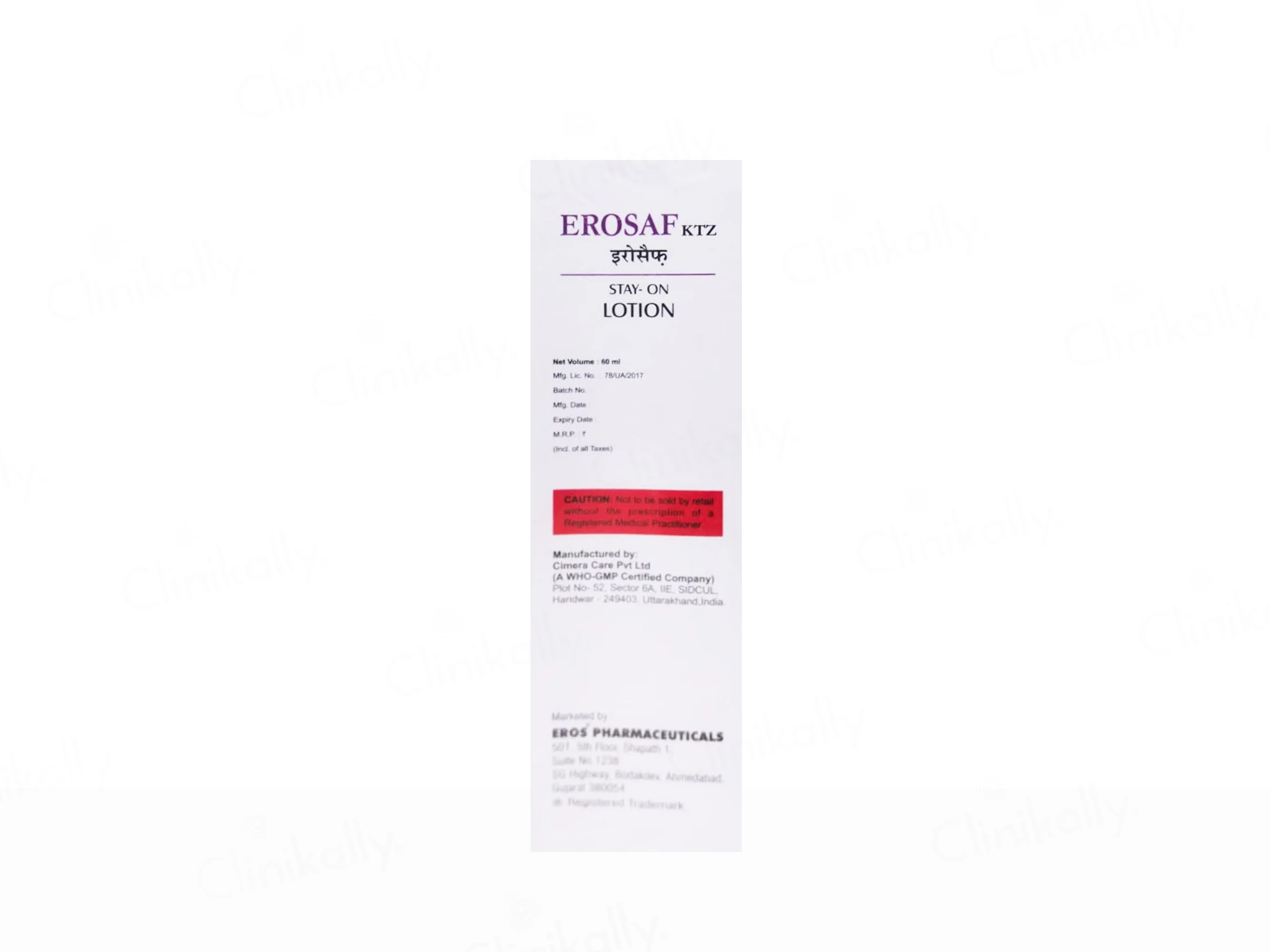 Erosaf KTZ Stay-On Lotion - Image 2