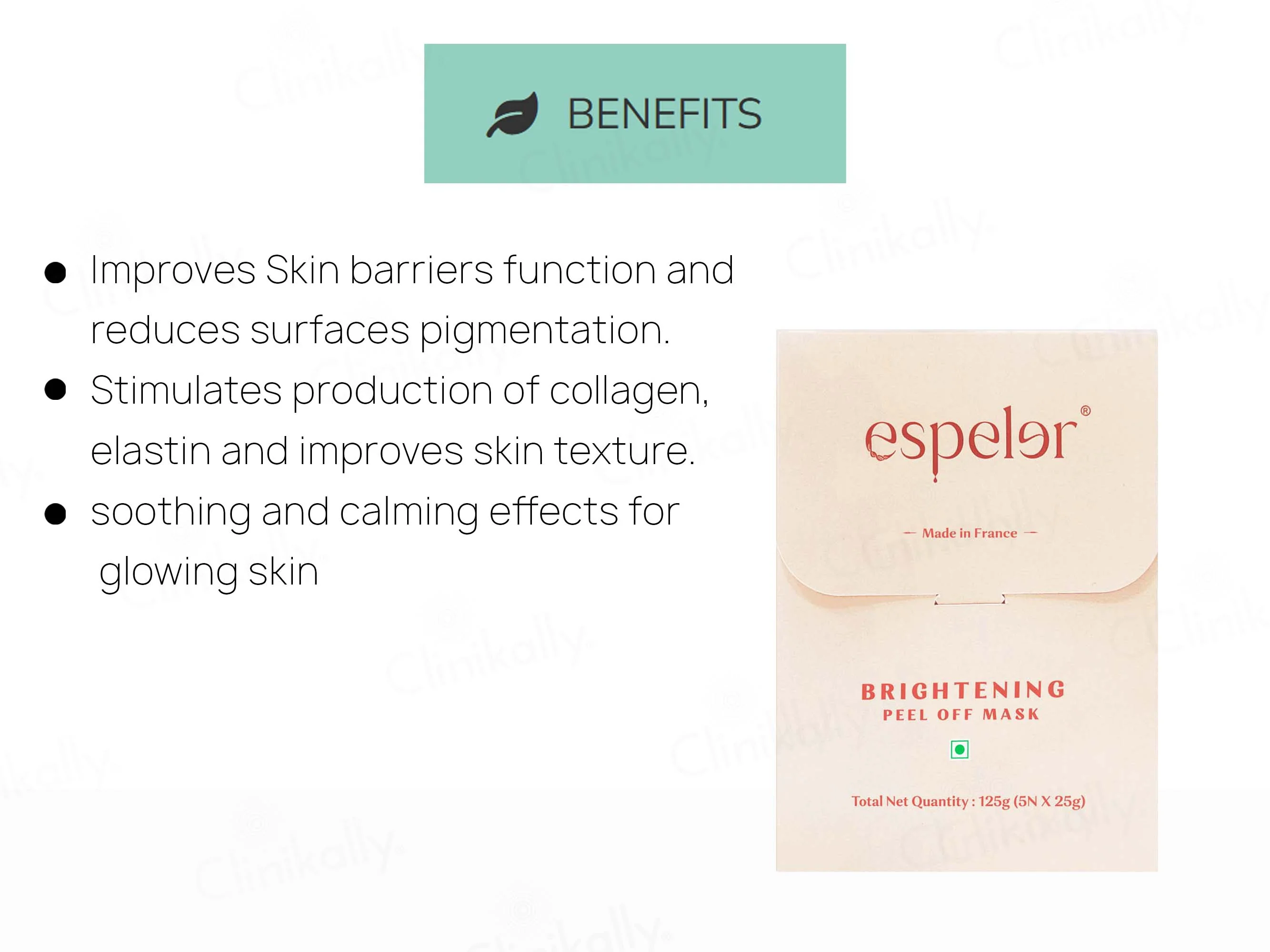Espeler Brightening Peel Off Mask - Image 3