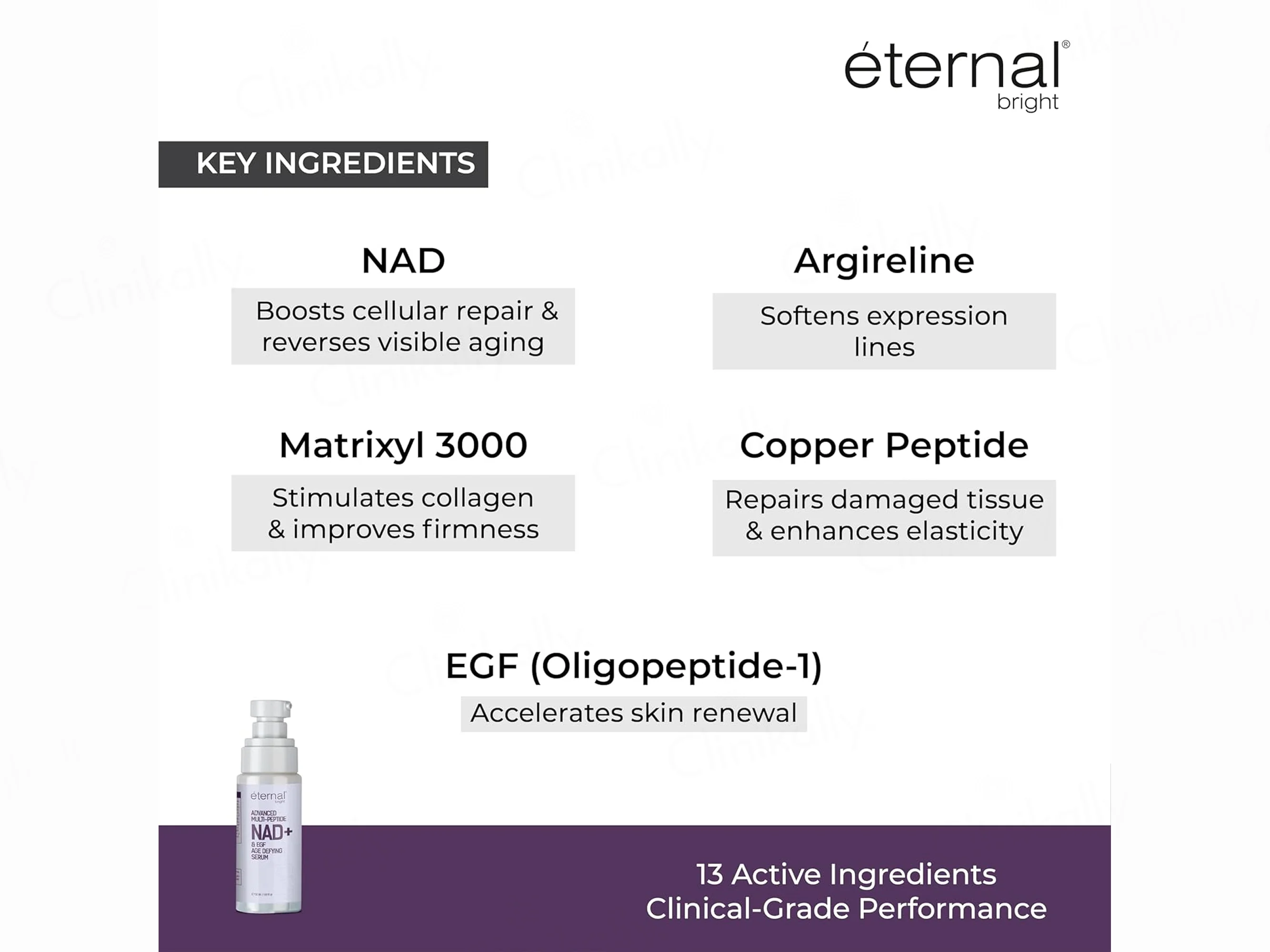 Eternal Bright Advanced Multi-Peptide NAD+ & EGF Age-Defying Serum - Image 3
