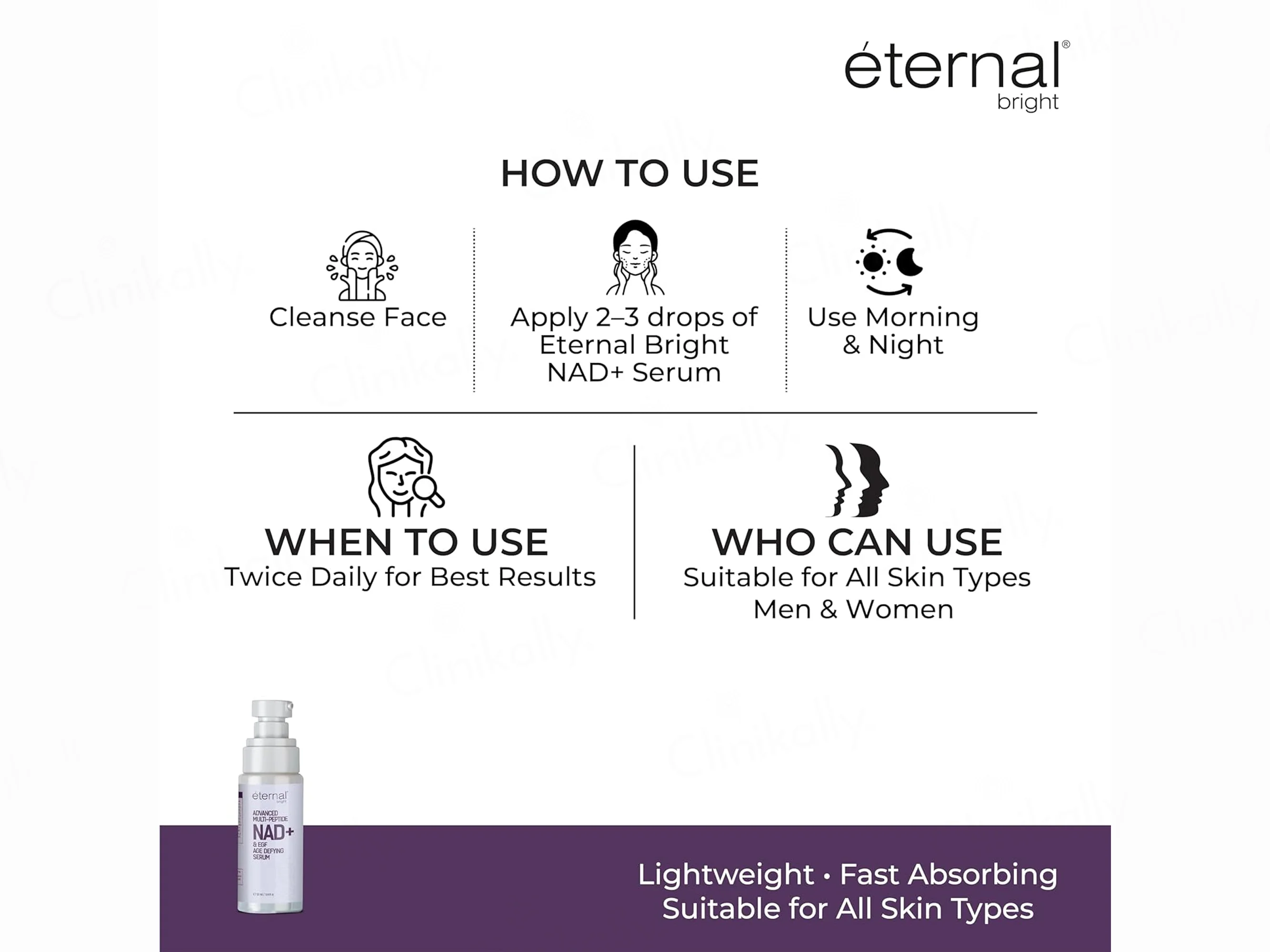 Eternal Bright Advanced Multi-Peptide NAD+ & EGF Age-Defying Serum - Image 6