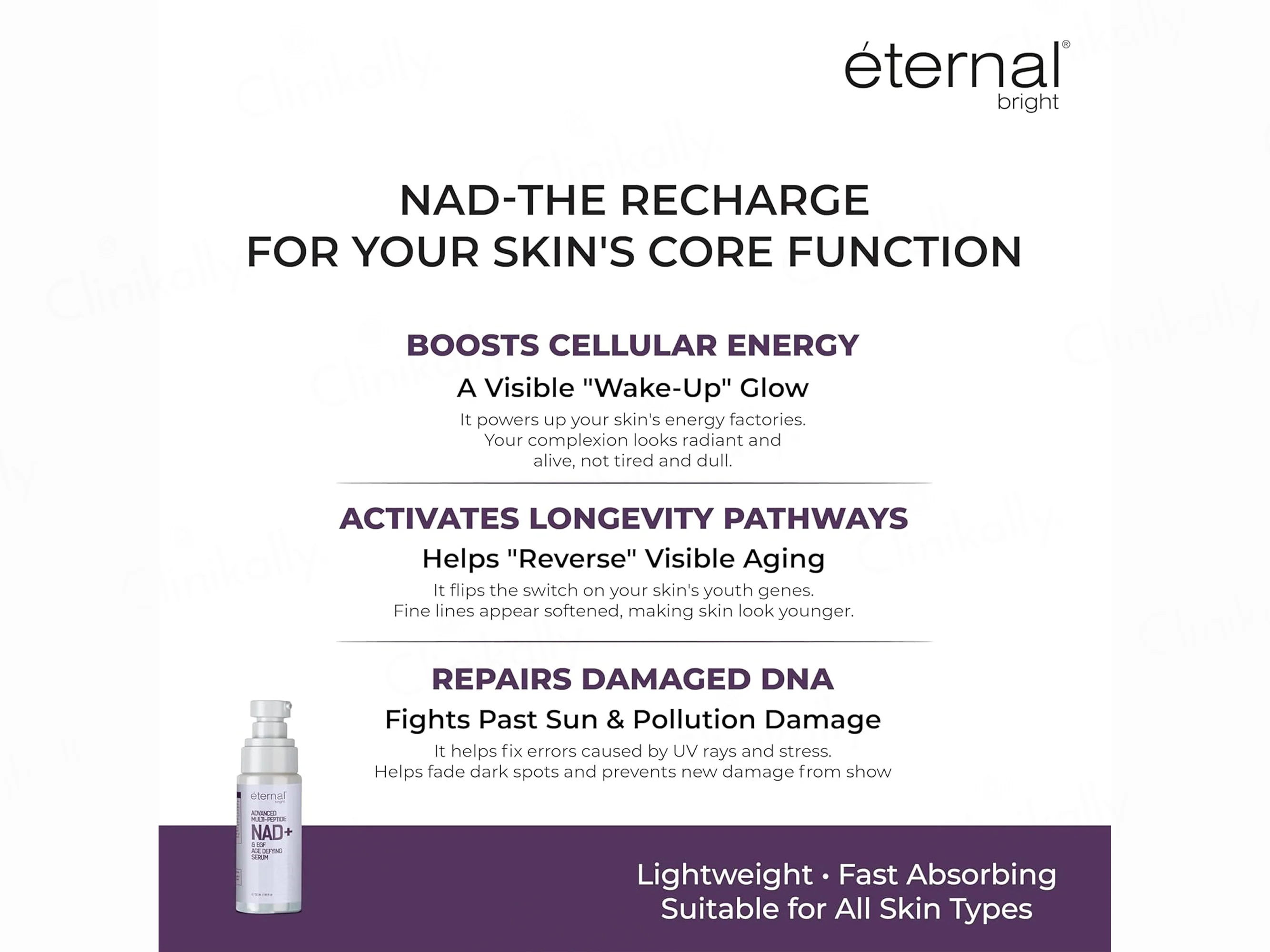 Eternal Bright Advanced Multi-Peptide NAD+ & EGF Age-Defying Serum - Image 7