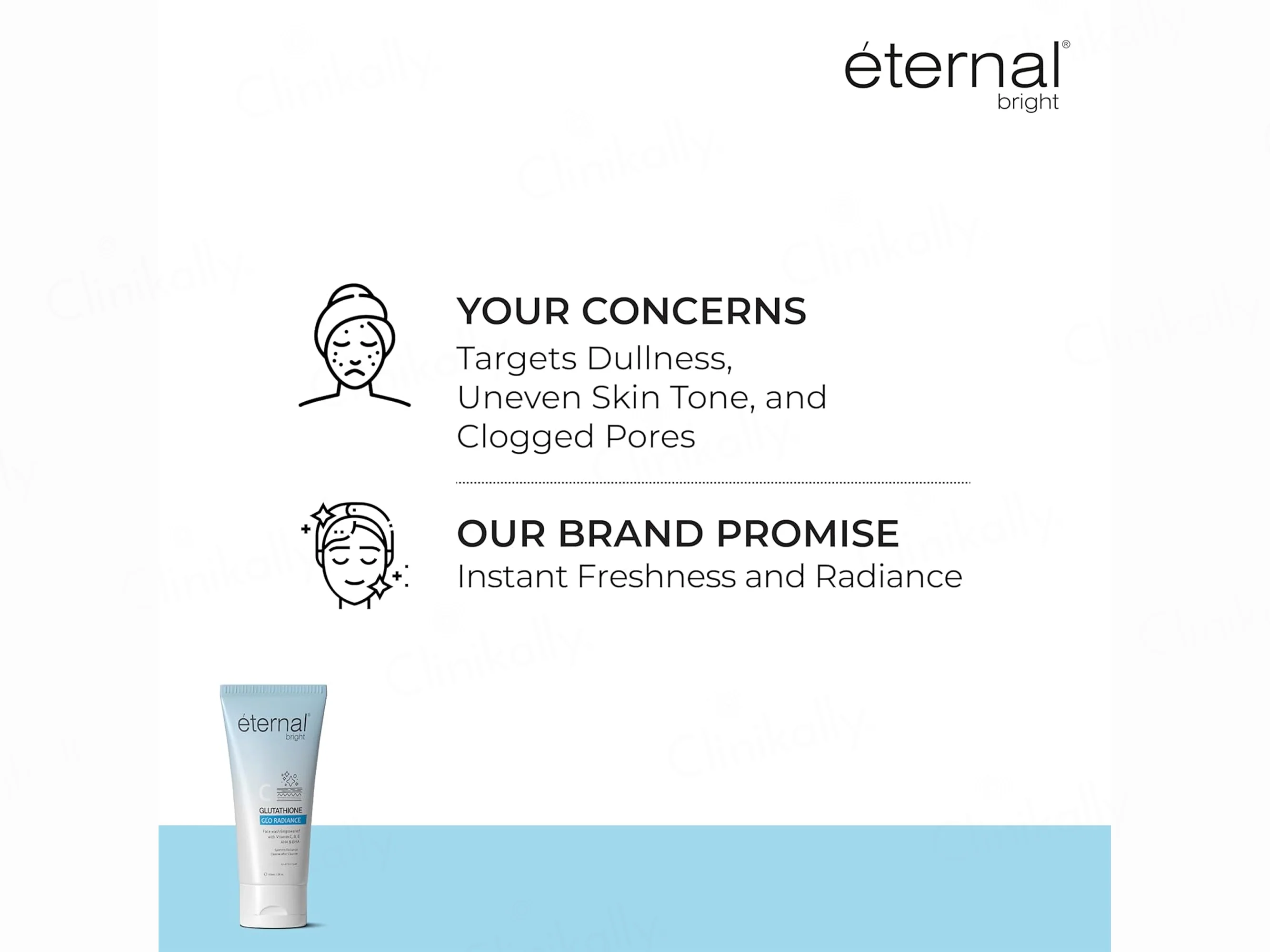 Eternal Bright C Glutathione Glo Radiance Face Wash - Image 4