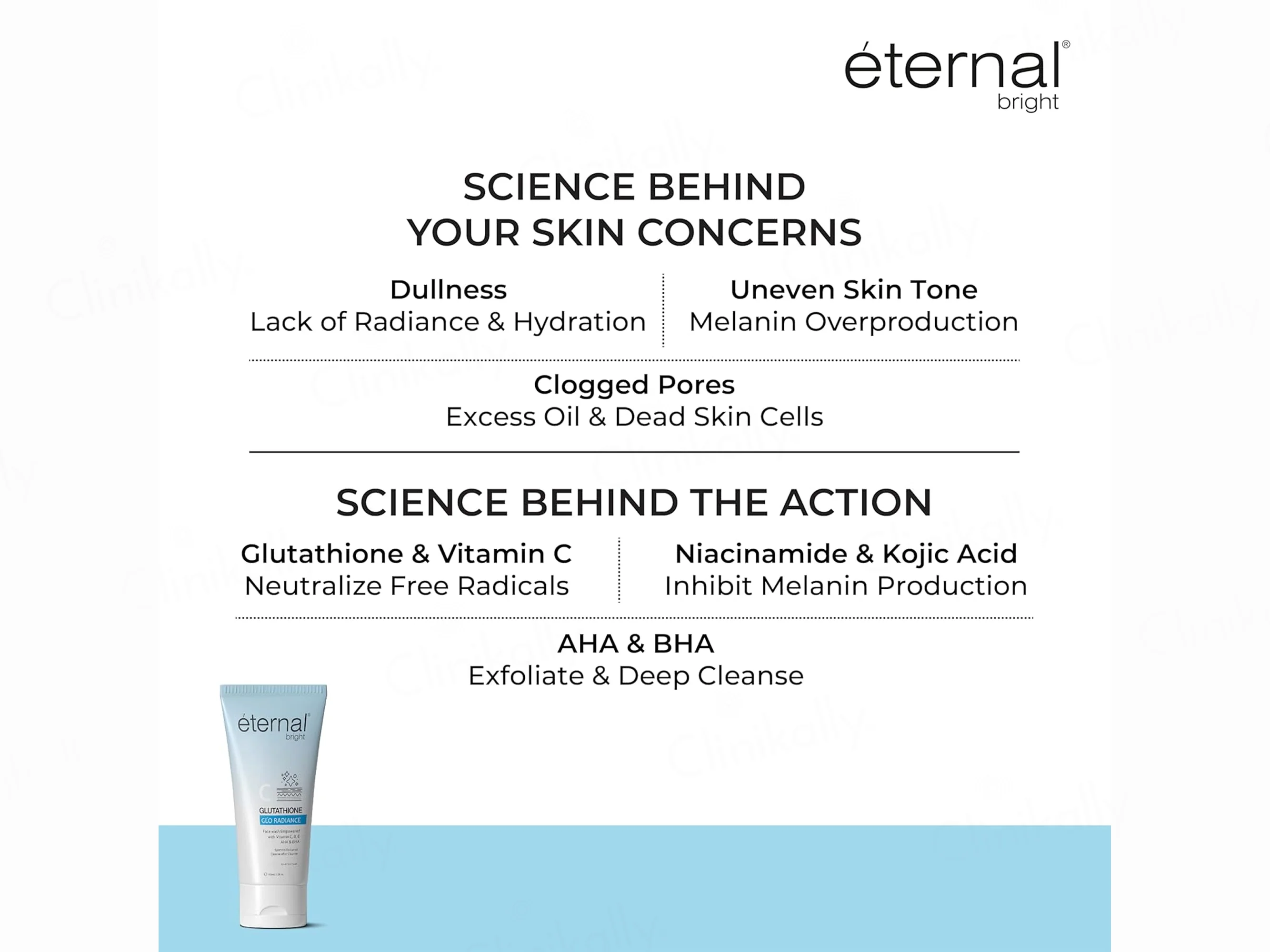 Eternal Bright C Glutathione Glo Radiance Face Wash - Image 5
