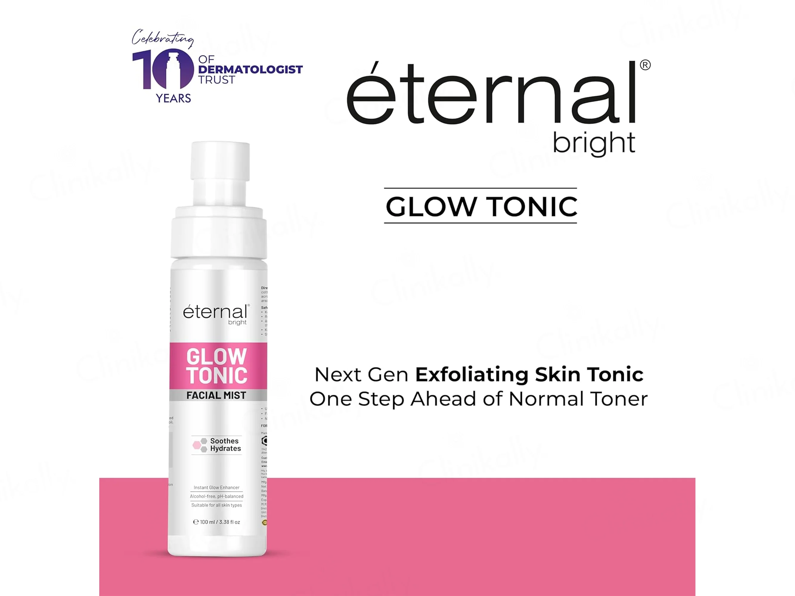 Eternal Bright Glow Tonic Exfoliating Facial Toner Mist - Image 2