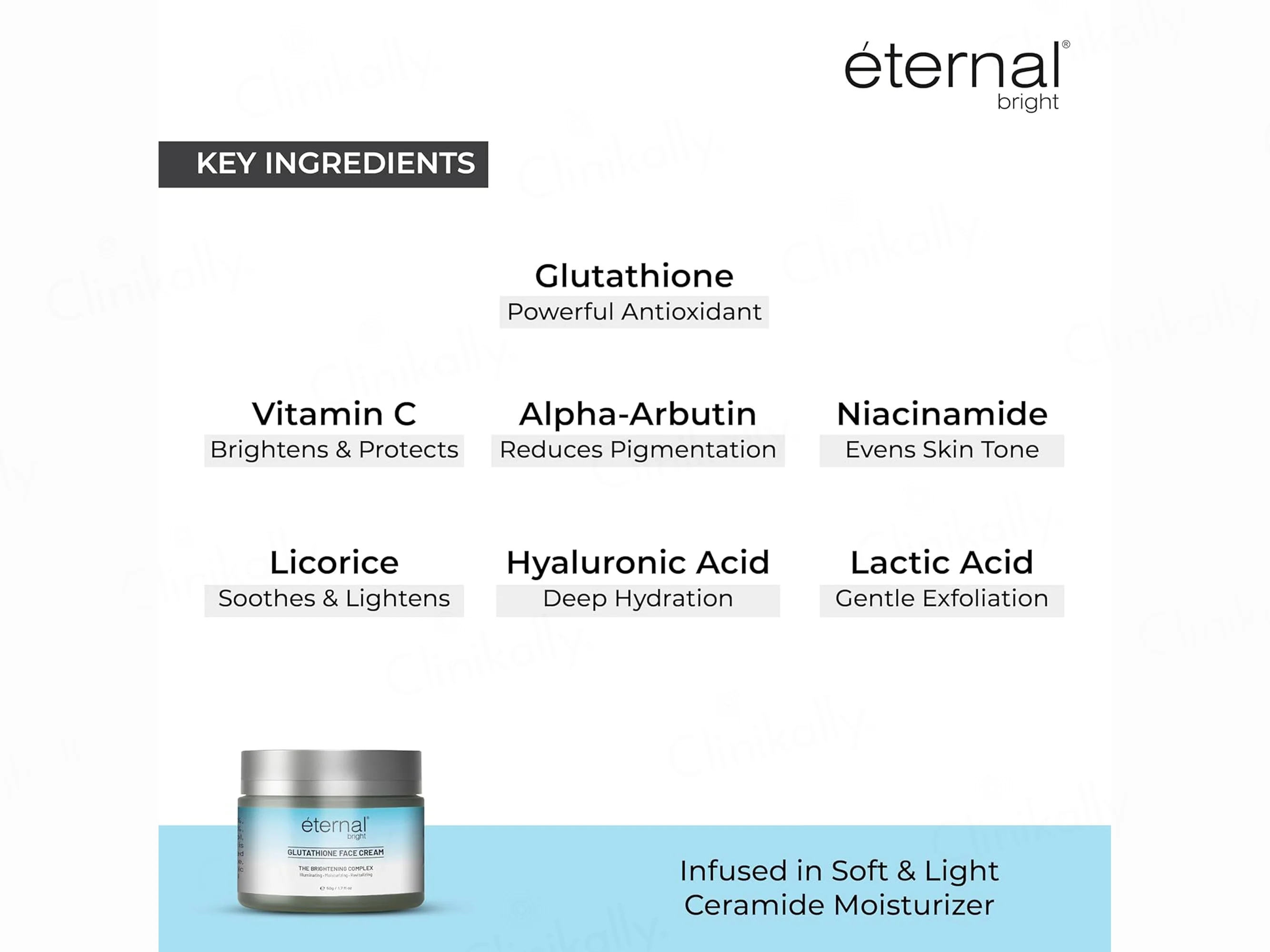 Eternal Bright Glutathione Brightening Face Cream - Image 3