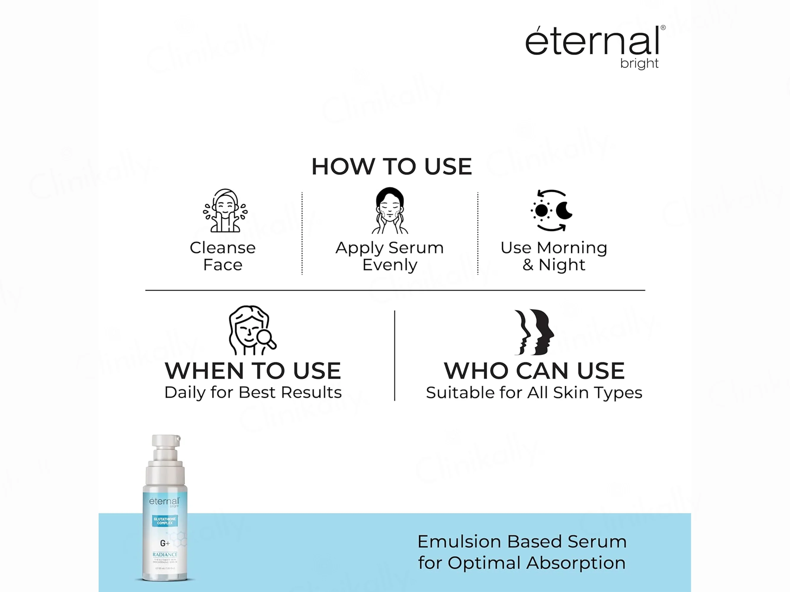 Eternal Bright Glutathione Complex G+ Radiance Skin Brightening Serum - Image 6