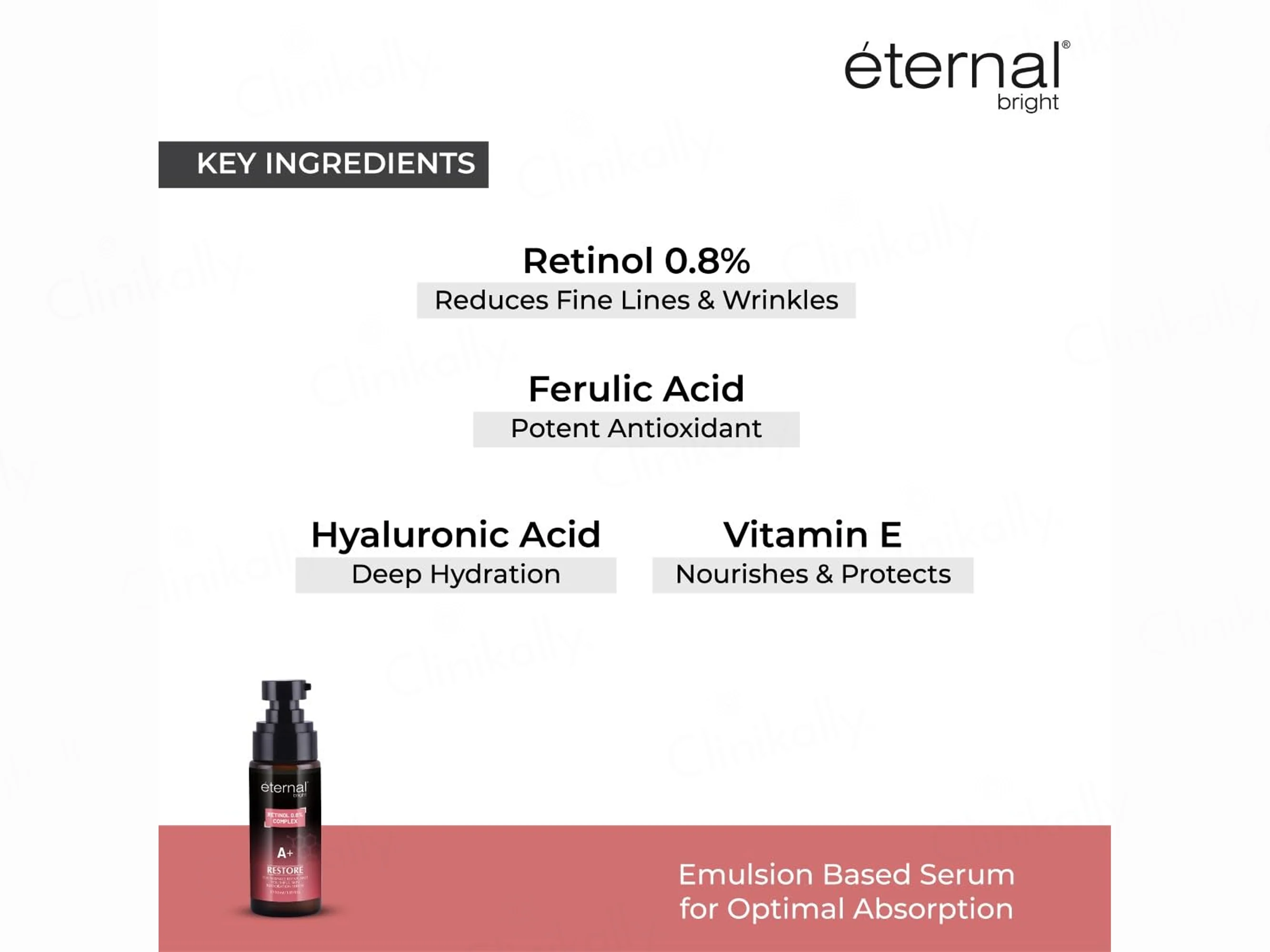 Eternal Bright Retinol 0.8% Complex A+ Restore Serum - Image 3