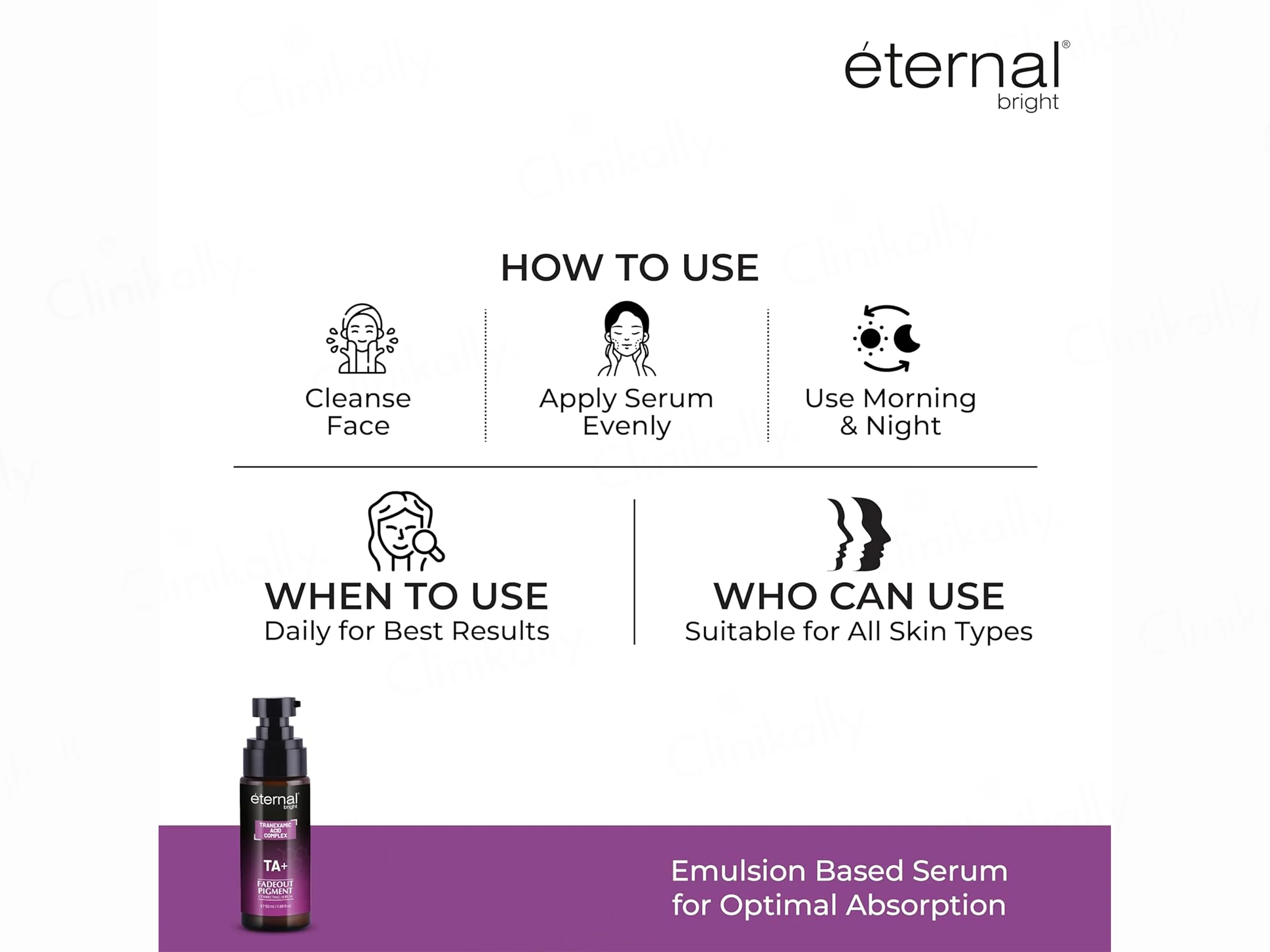 Eternal Bright Tranexamic Acid Complex TA+ Fadeout Pigment Correcting Serum - Image 4