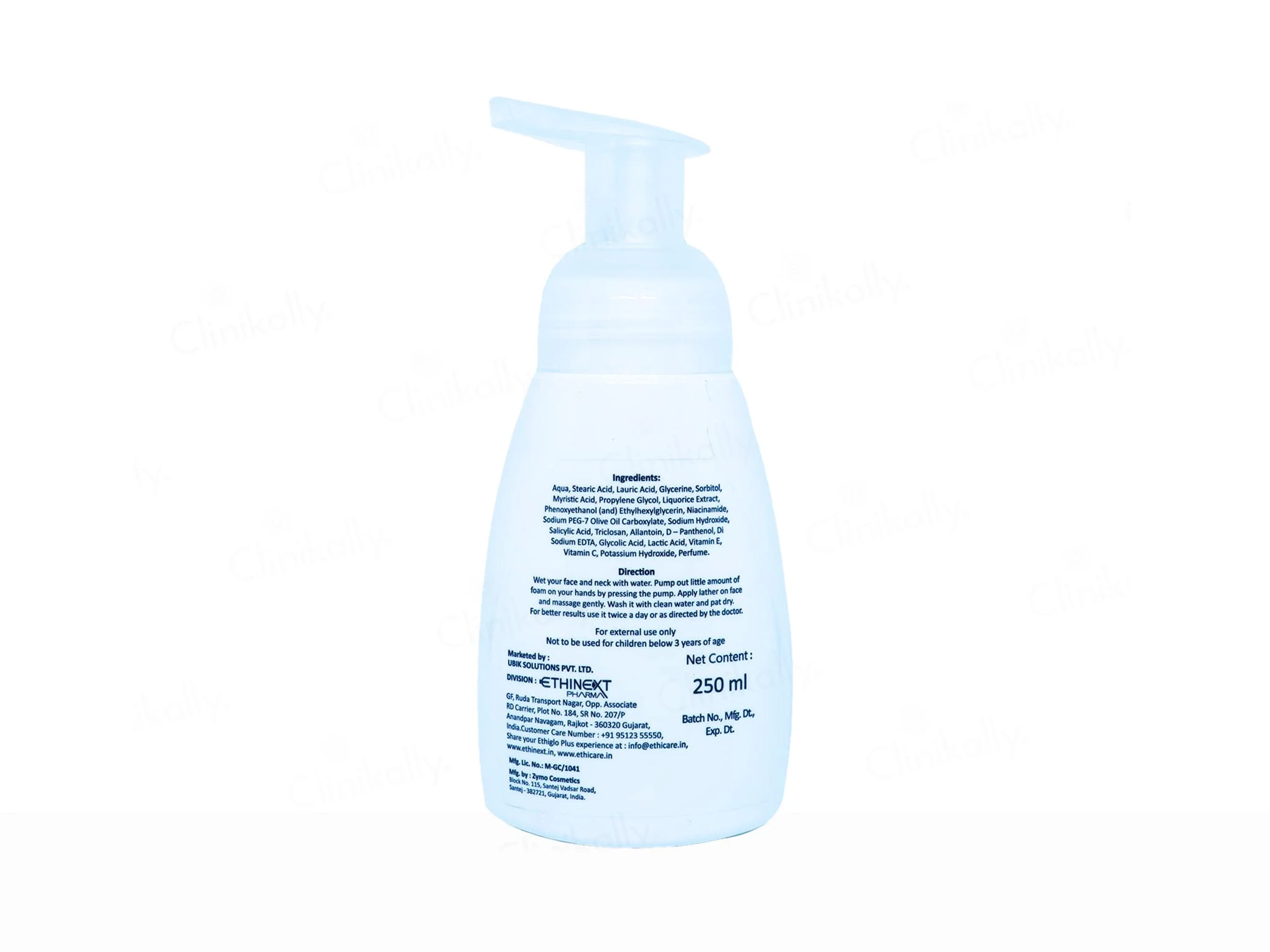Ethiglo Plus Skin Whitening Foaming Face Wash - Image 5