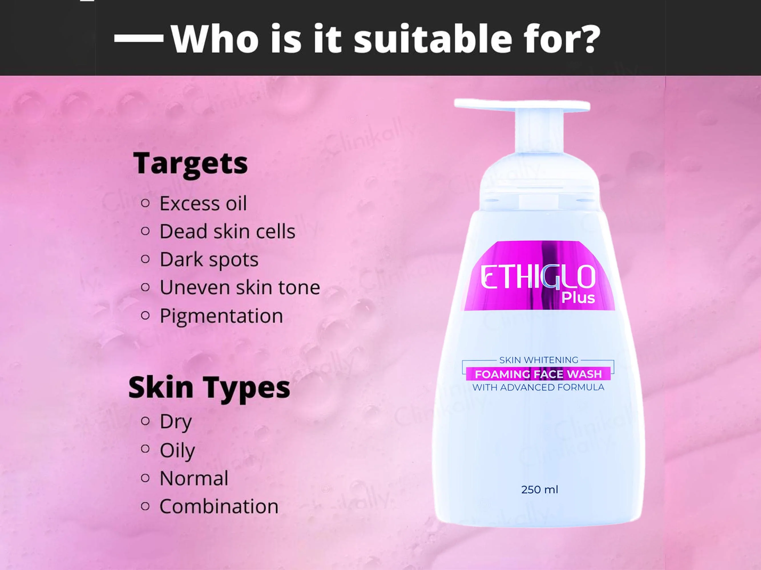 Ethiglo Plus Skin Whitening Foaming Face Wash - Image 6