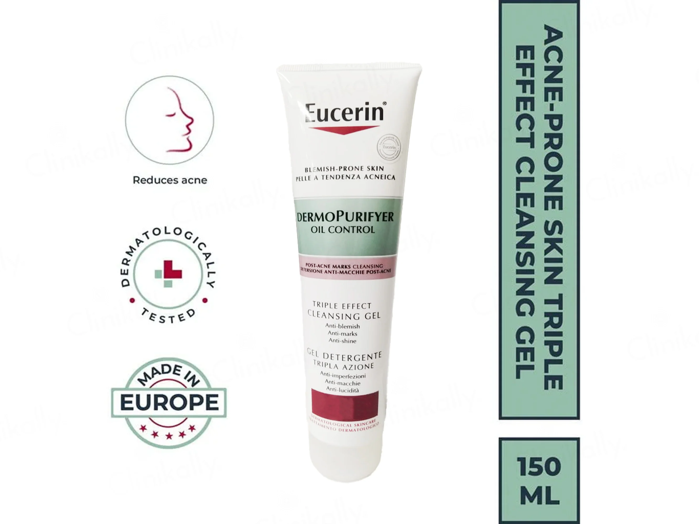 Eucerin DermoPurifyer Oil Control Triple Effect Cleansing Gel - Image 2