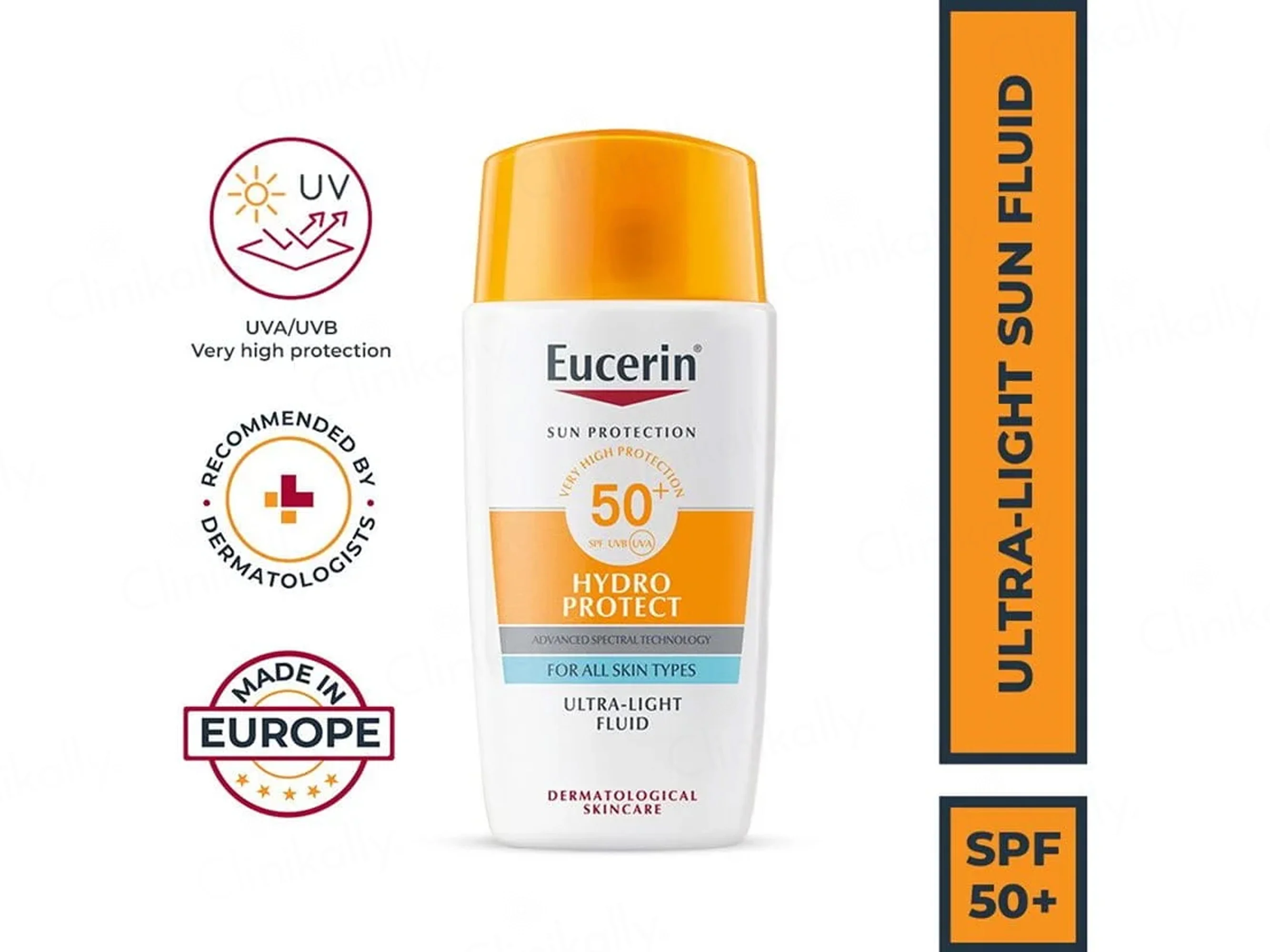Eucerin Hydro Protect Ultra-Light Fluid Sunscreen SPF 50+ - Image 2