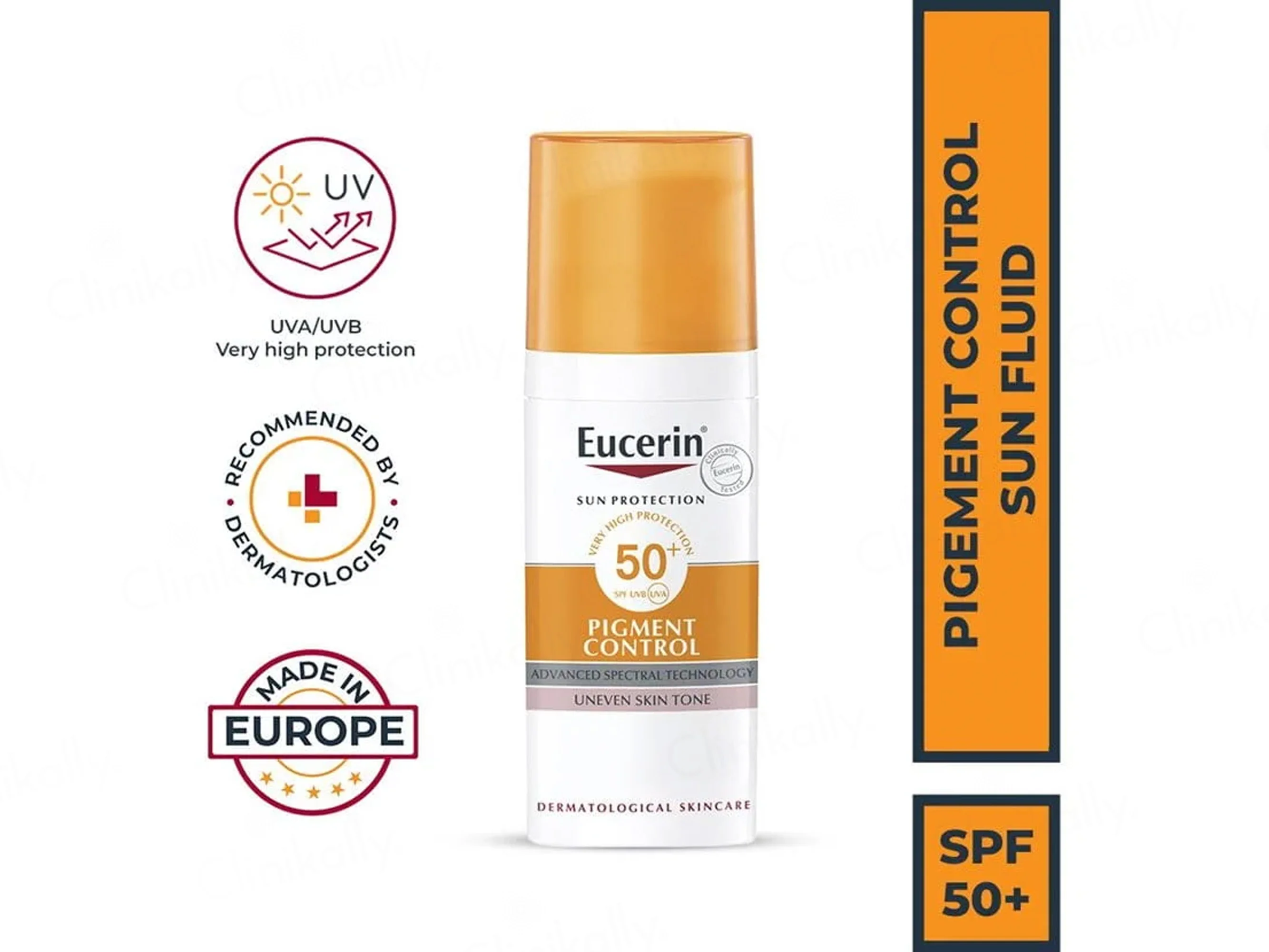 Eucerin Pigment Control Sun Fluid Sunscreen SPF 50+ - Image 2