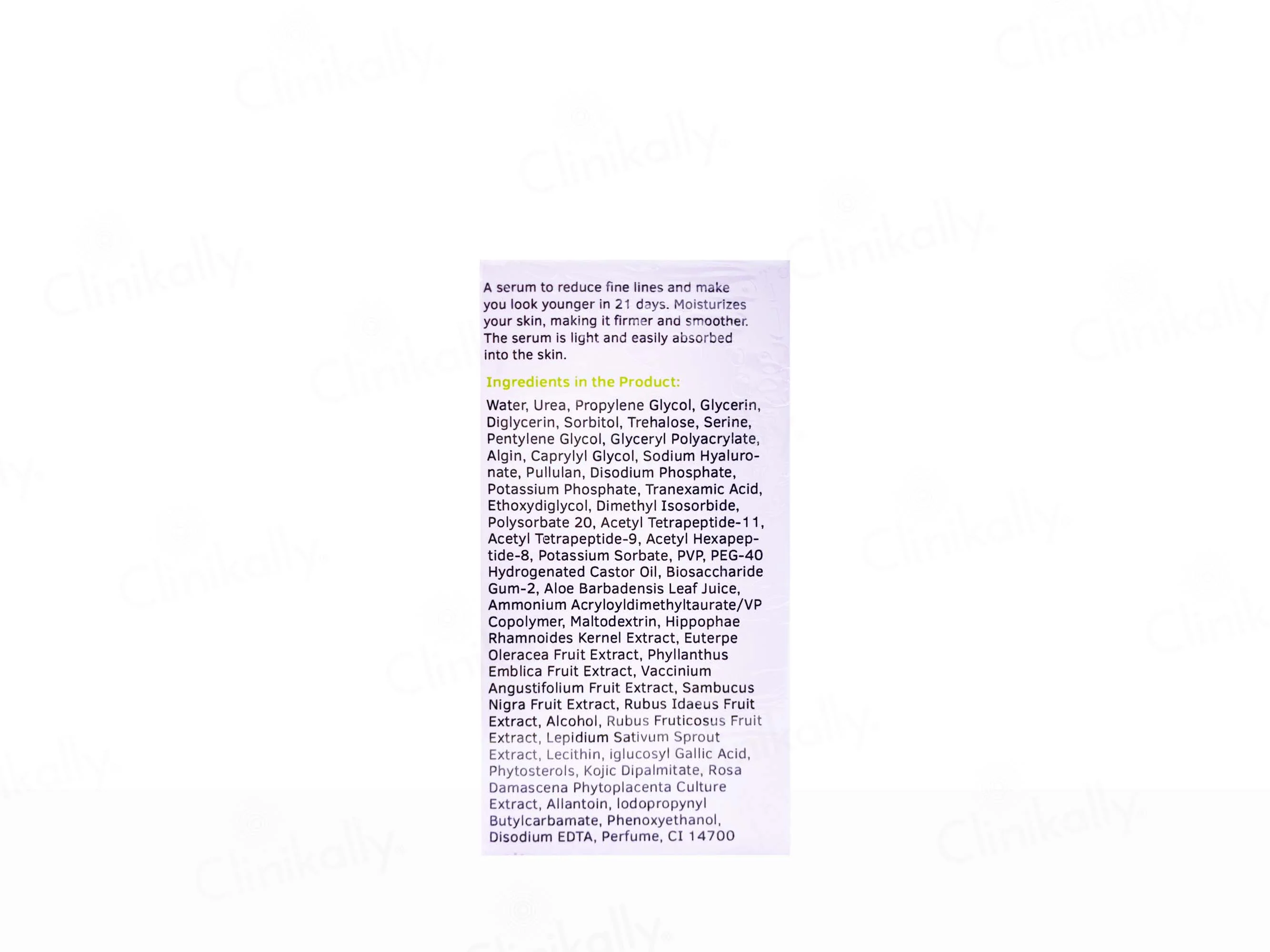 Evanico One O One Capture Youth Serum - Image 2