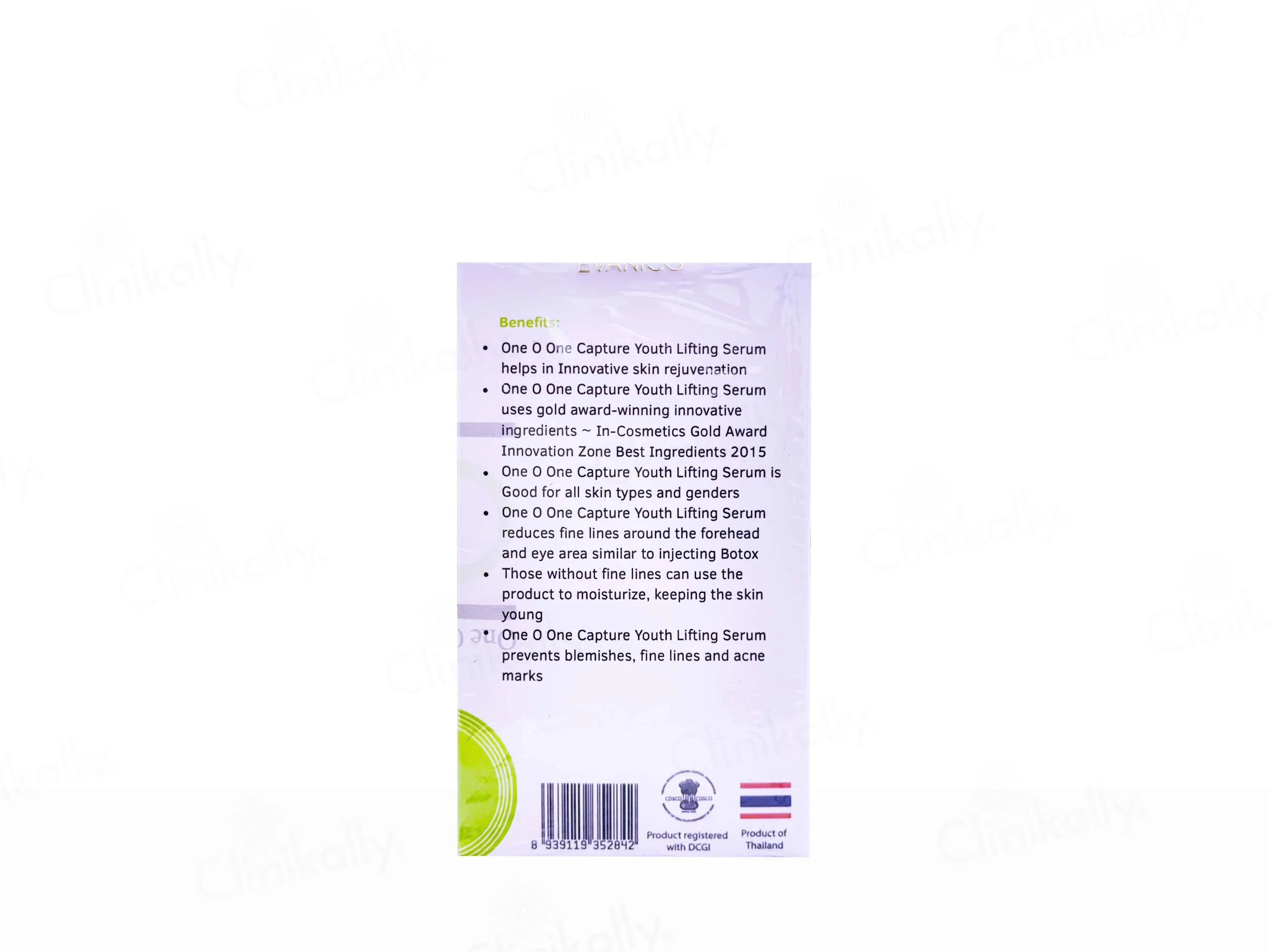 Evanico One O One Capture Youth Serum - Image 3