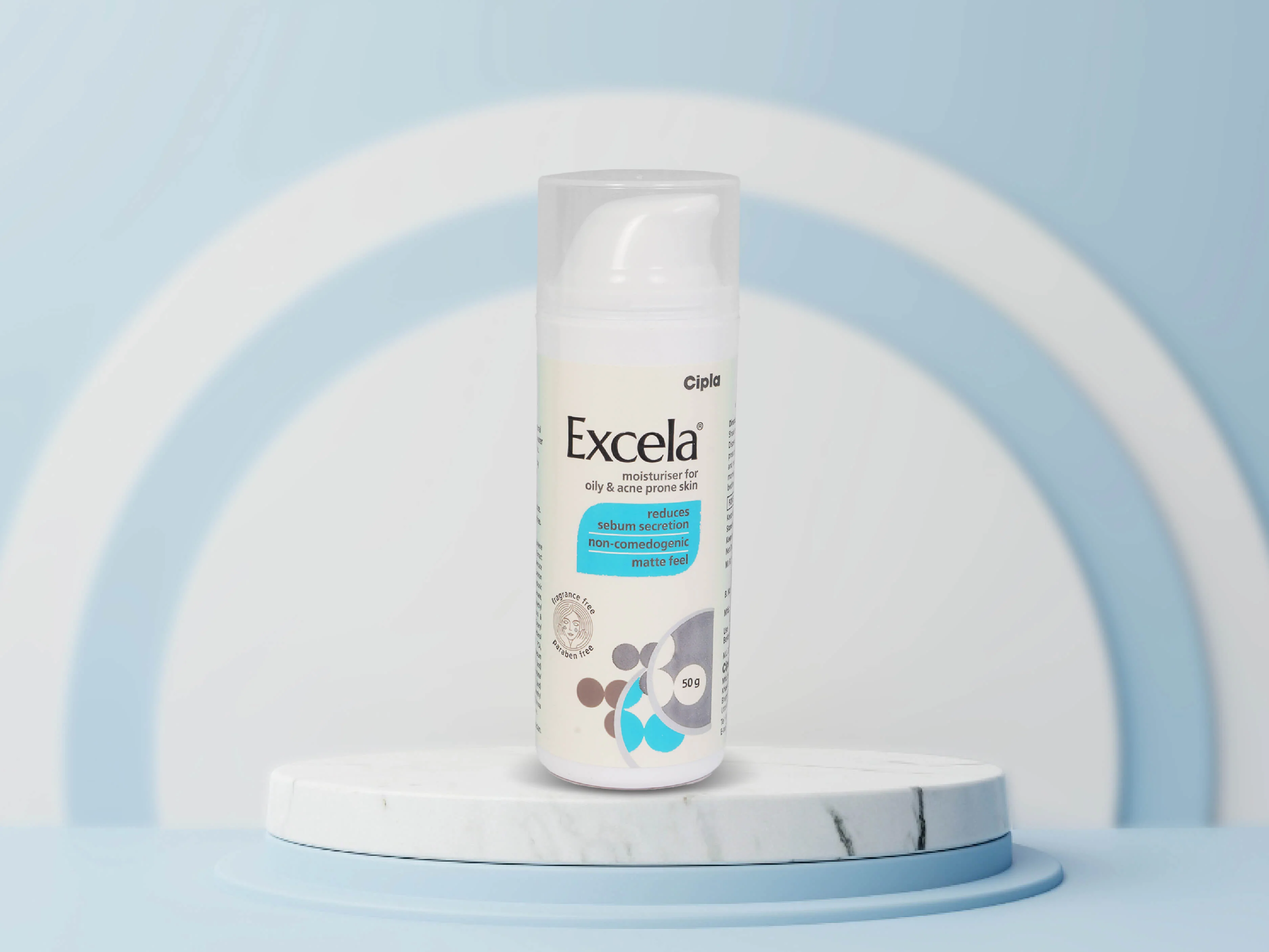 Excela Moisturiser for Oily & Acne Prone Skin - Image 2