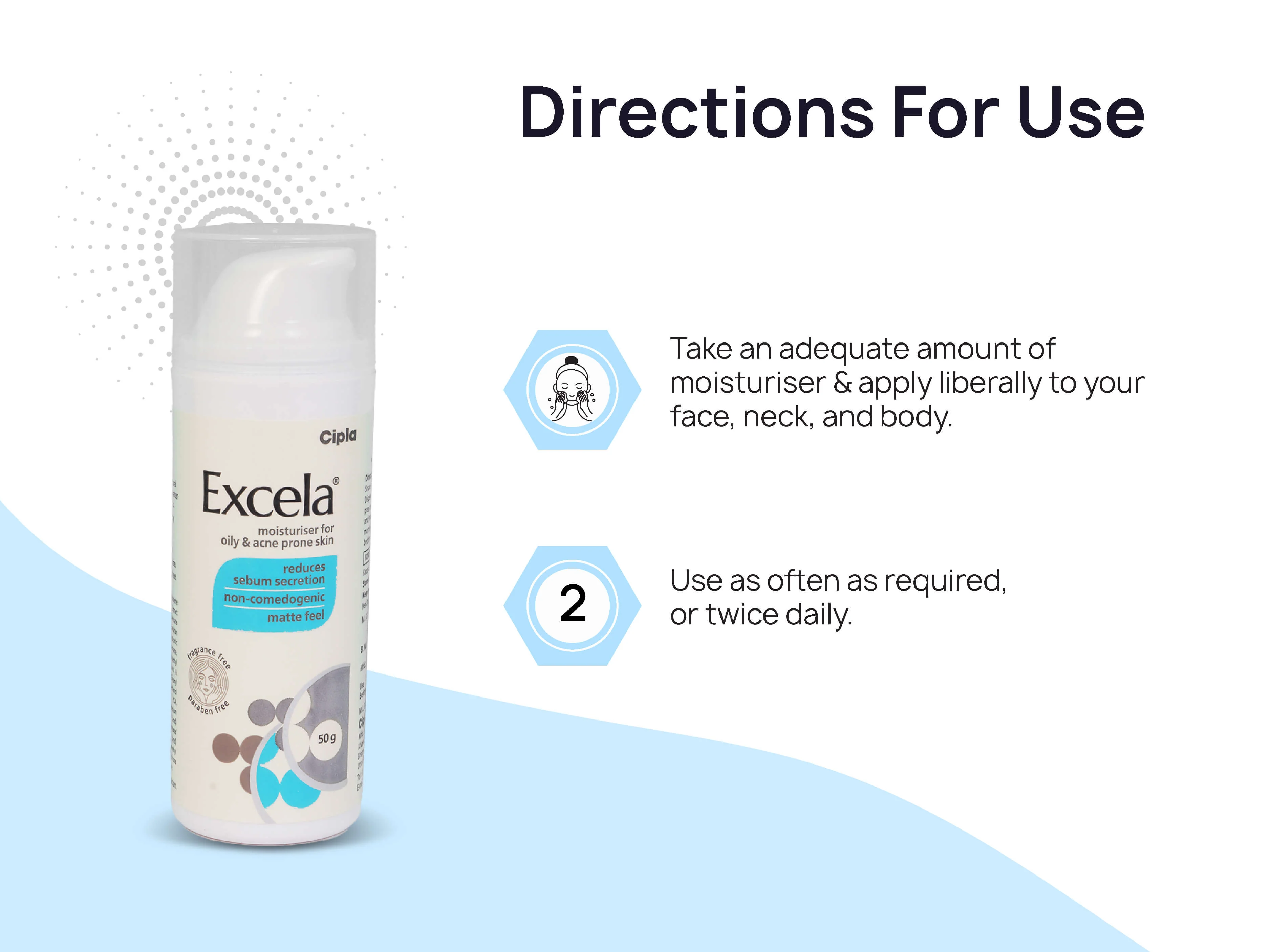 Excela Moisturiser for Oily & Acne Prone Skin - Image 4