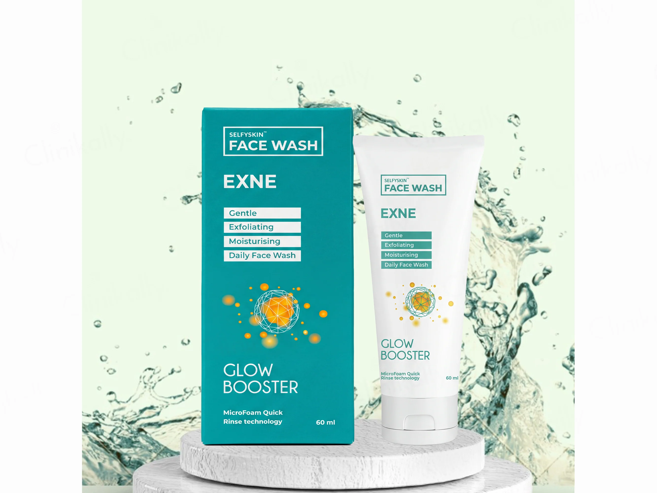 Exne Gentle Exfoliating & Moisturising Daily Face Wash - Image 4