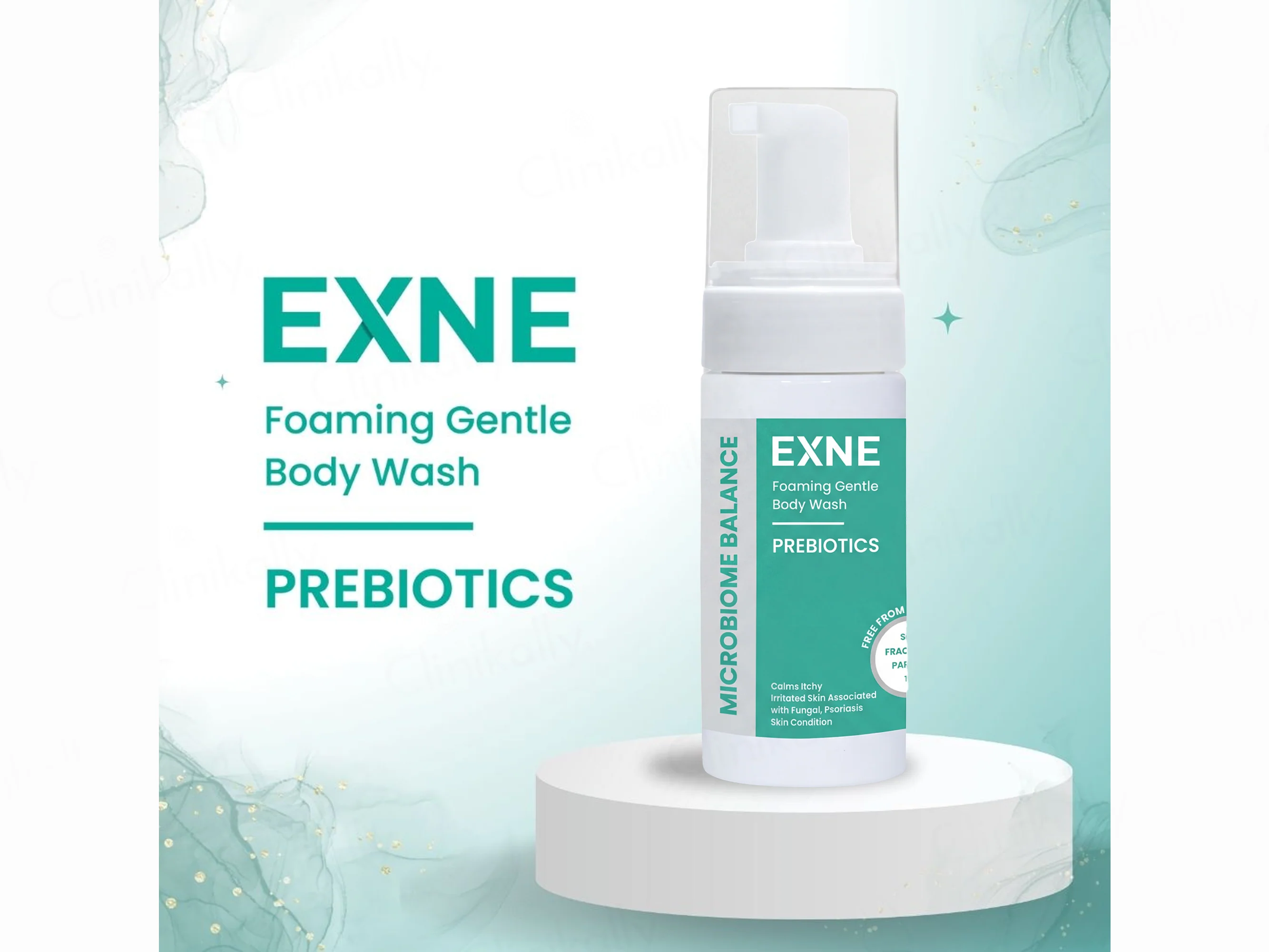 Exne Prebiotics Soothing & Hydrating Foaming Gentle Body Wash - Image 2