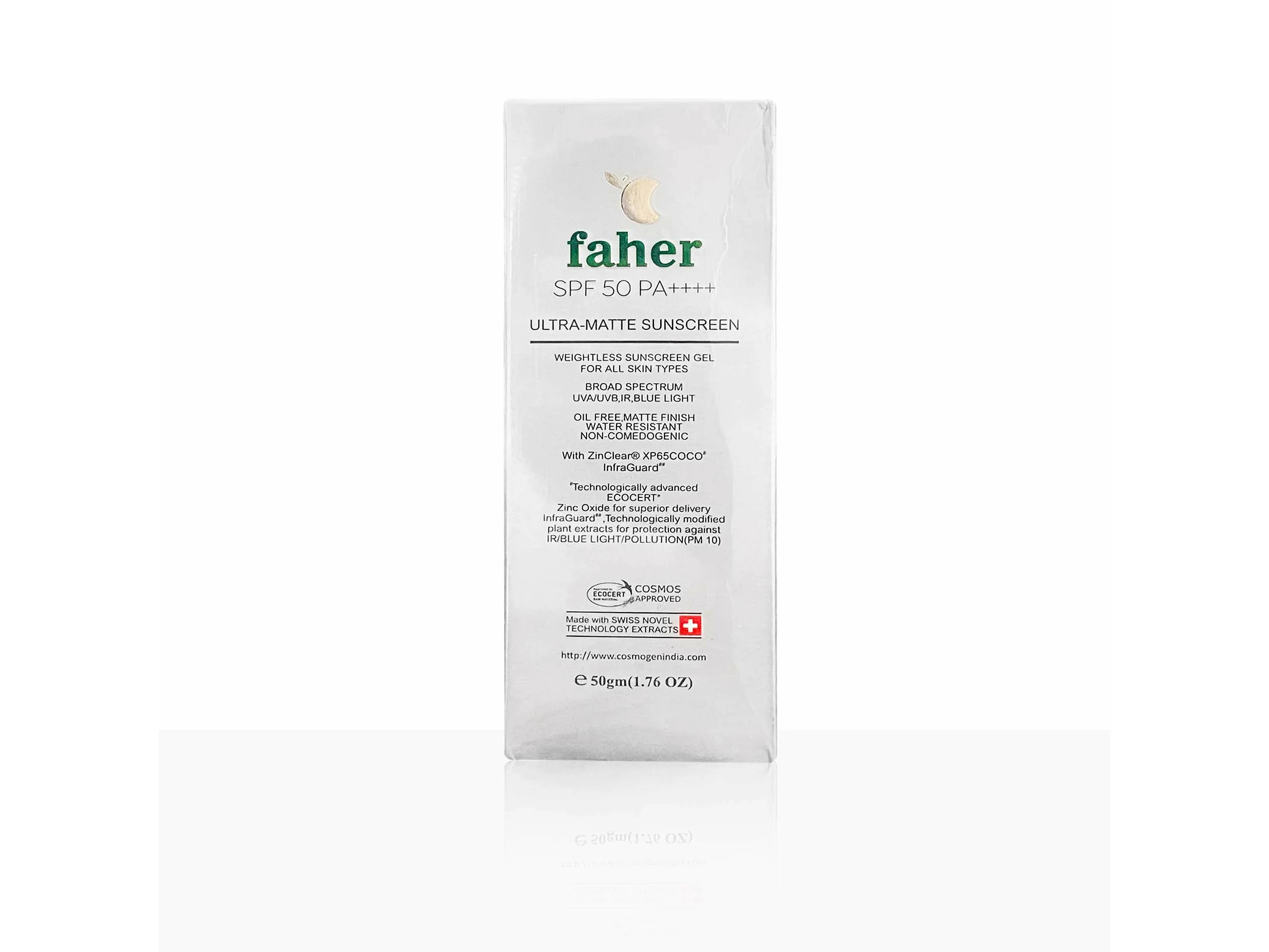 Faher Ultra Matte Sunscreen SPF 50 PA+++ - Image 3