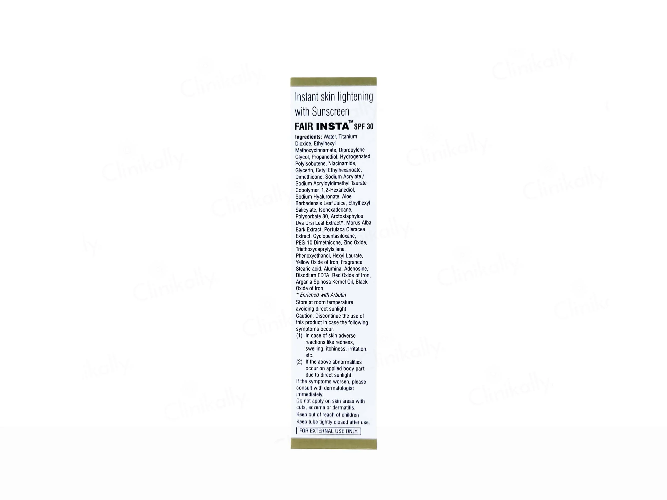 Fair Insta Instant Skin Lightening Cream With Sunscreen SPF 30 - Image 2