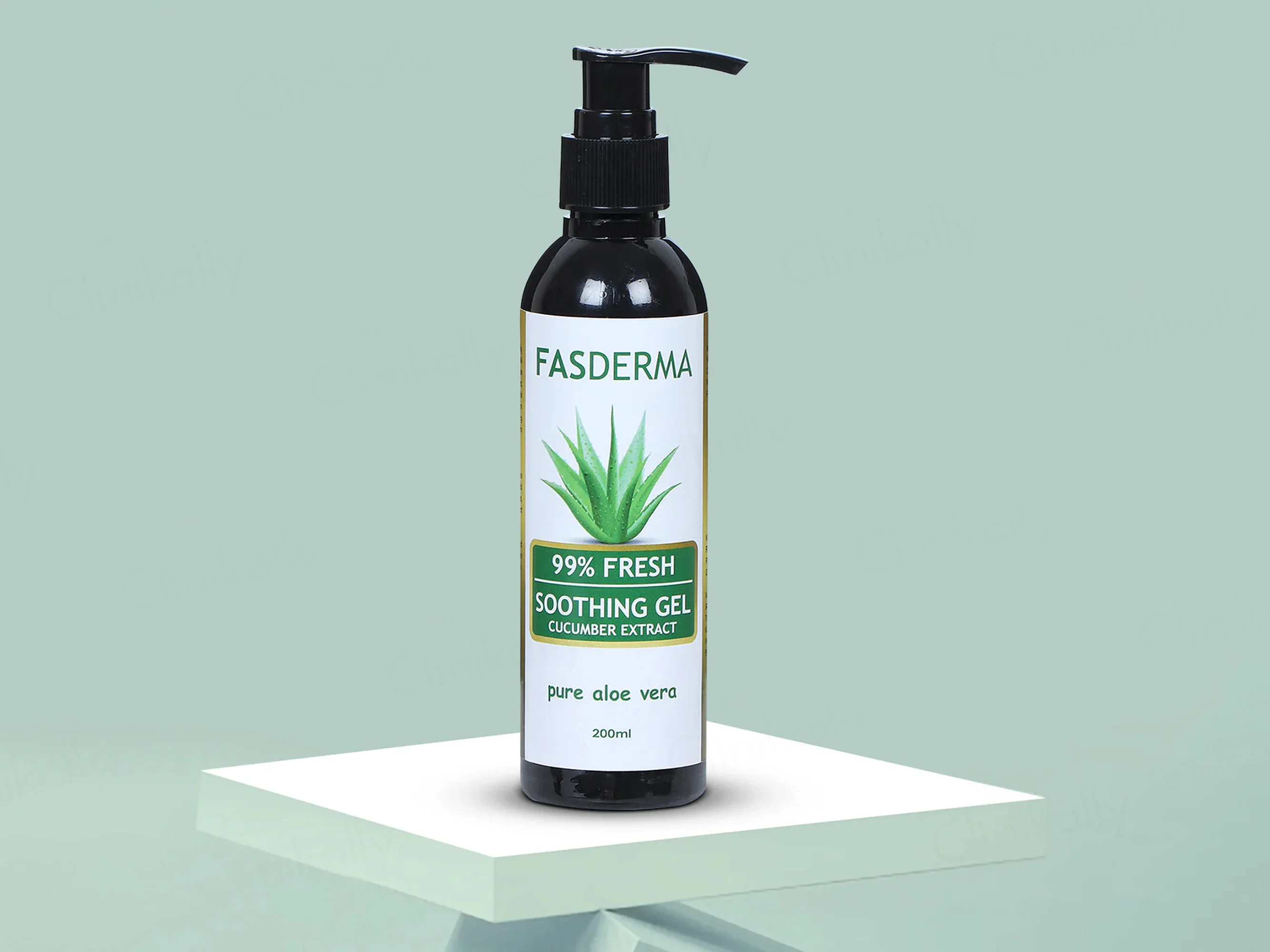 Fasderma 99% Pure Aloe Vera Fresh Soothing Gel With Cucumber Extract - Image 2