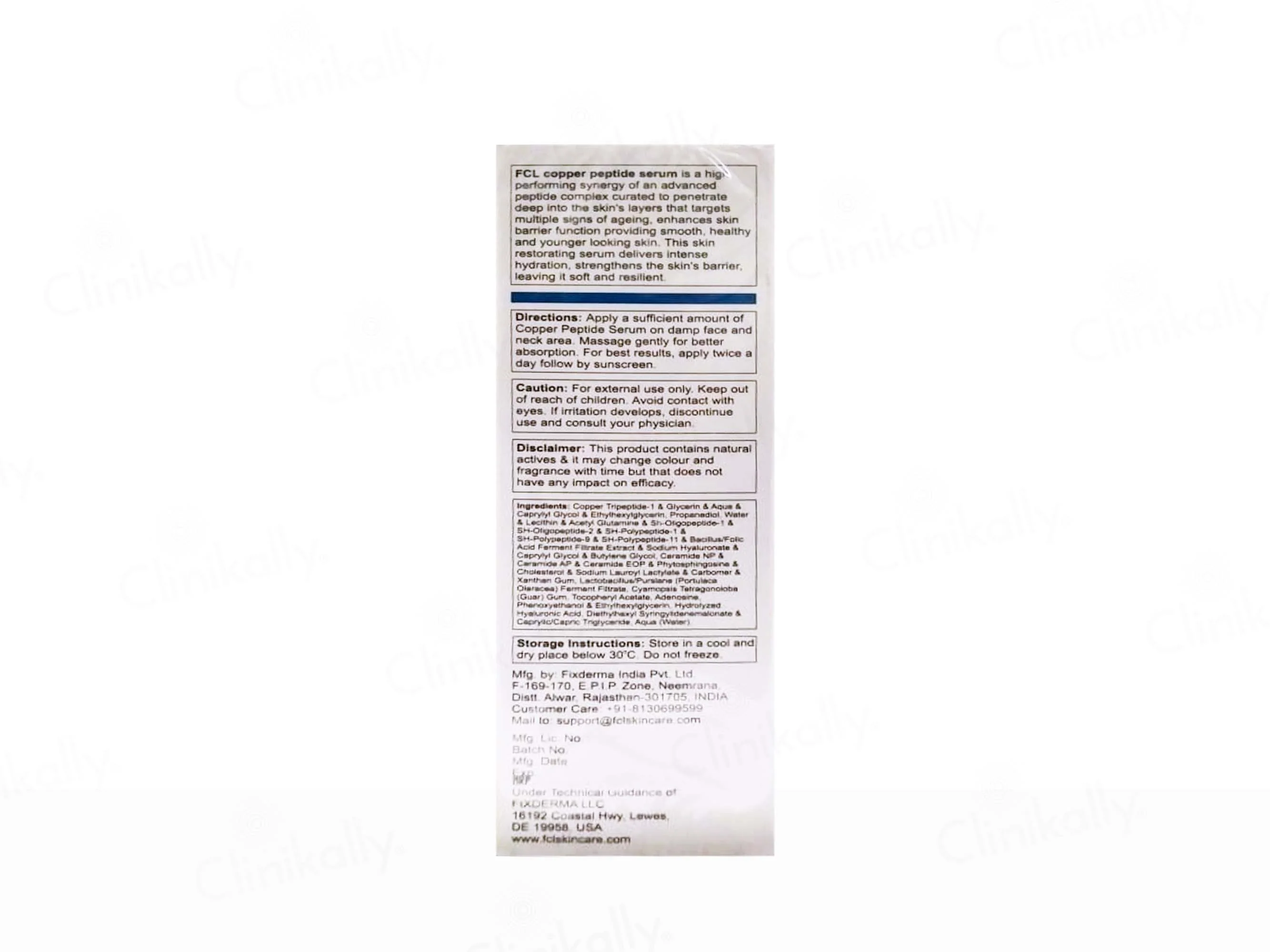 FCL Copper Peptide Serum - Image 2