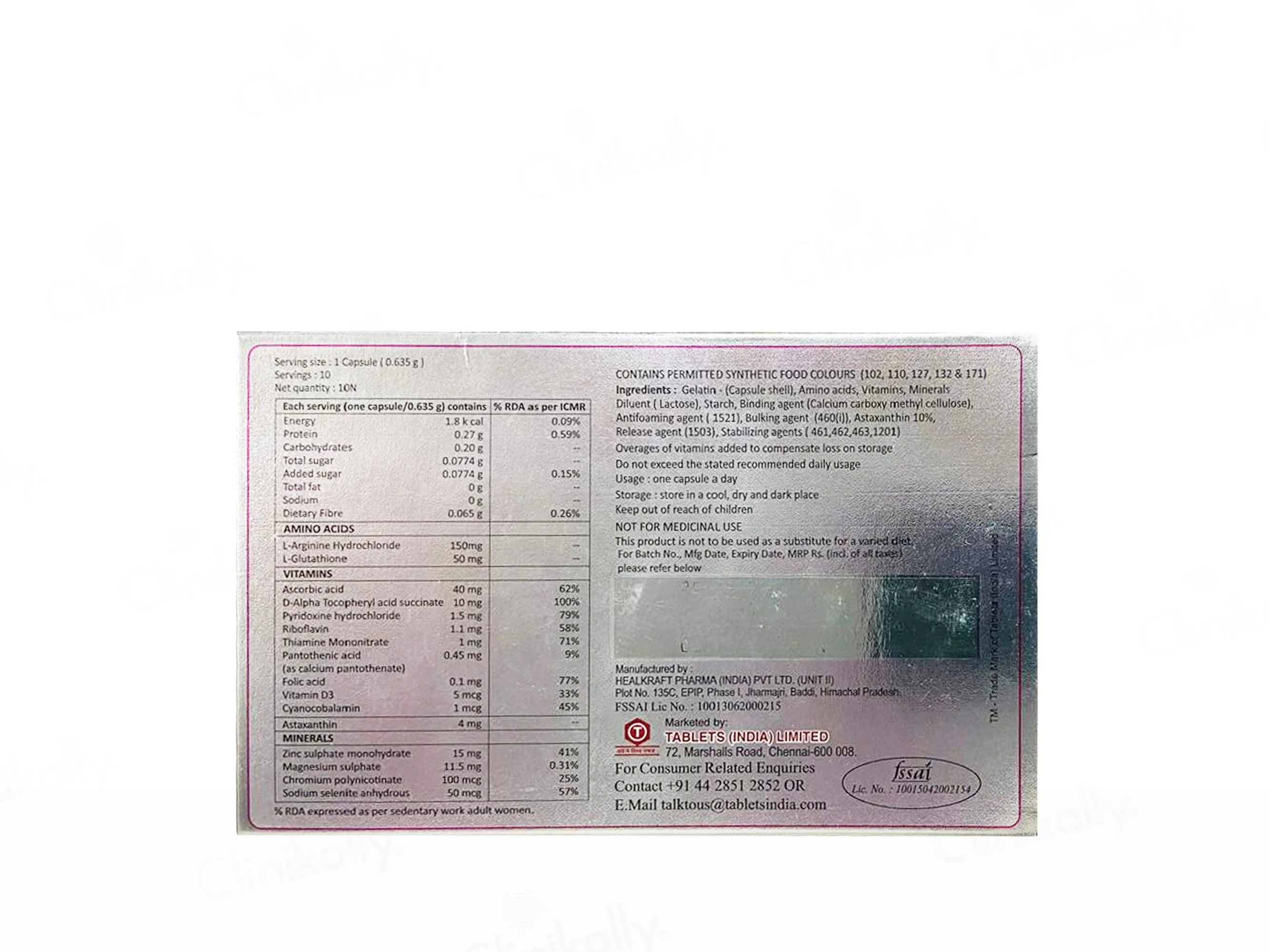 Fertihope-F Nutraceutical Capsule - Image 2
