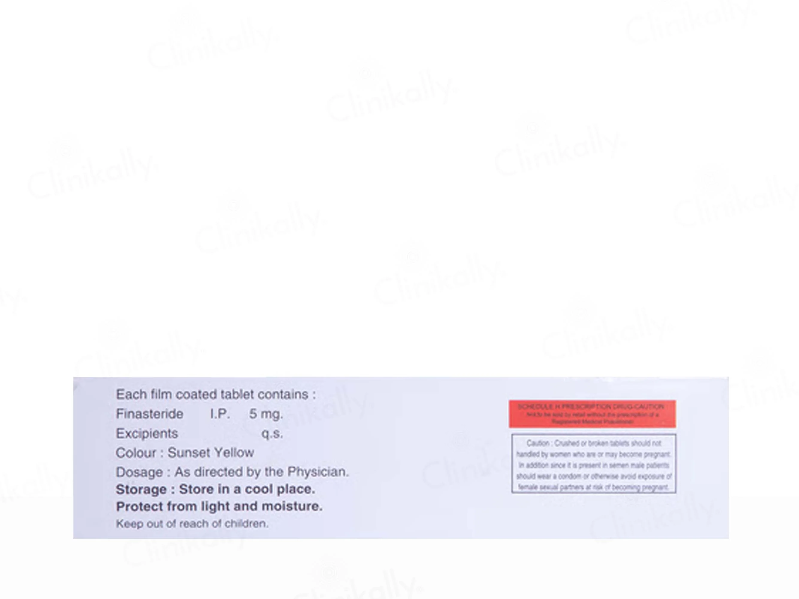 Finabald 5mg Tablet - Image 3