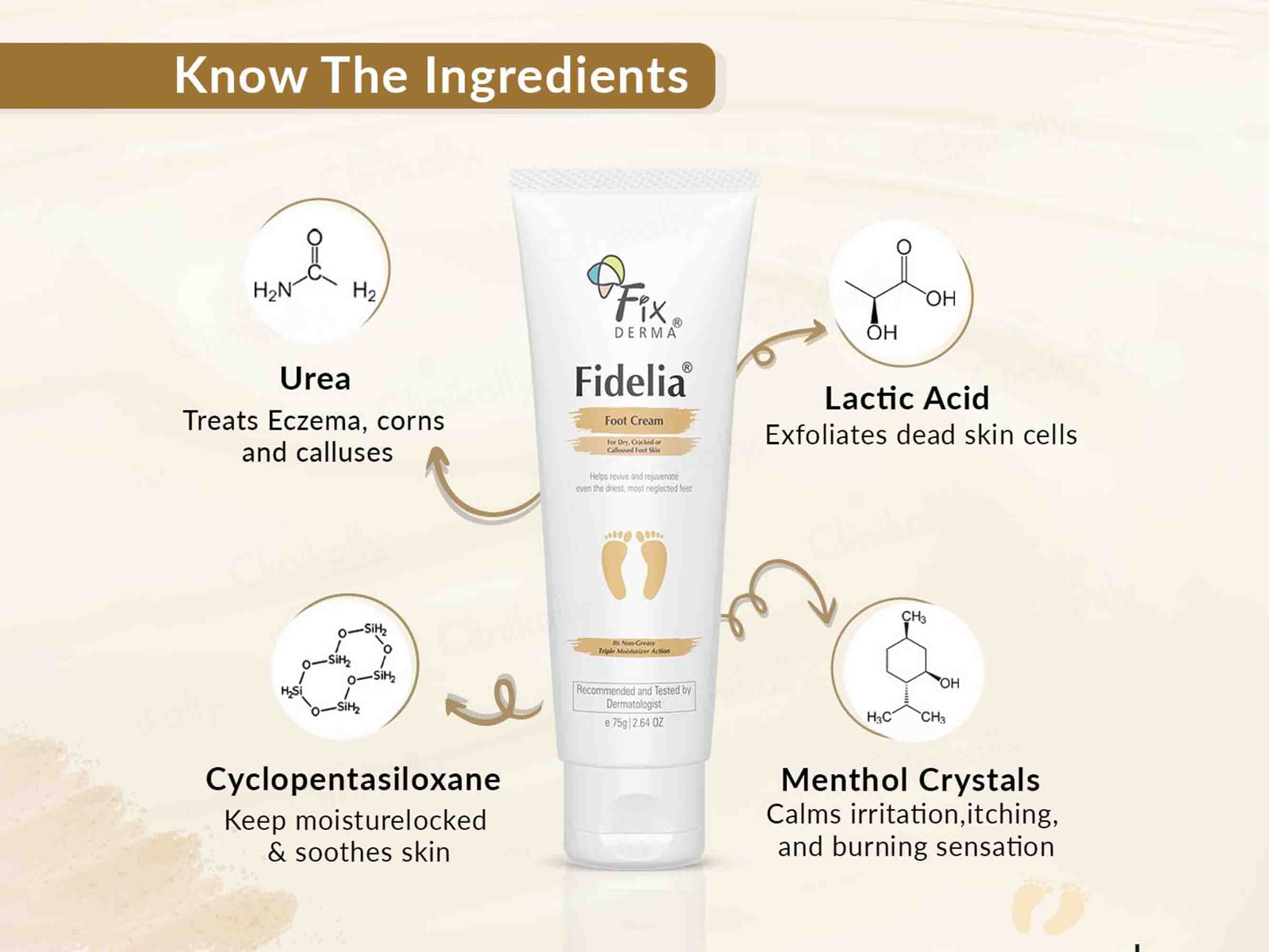 Fixderma Fidelia Foot Cream - Image 3