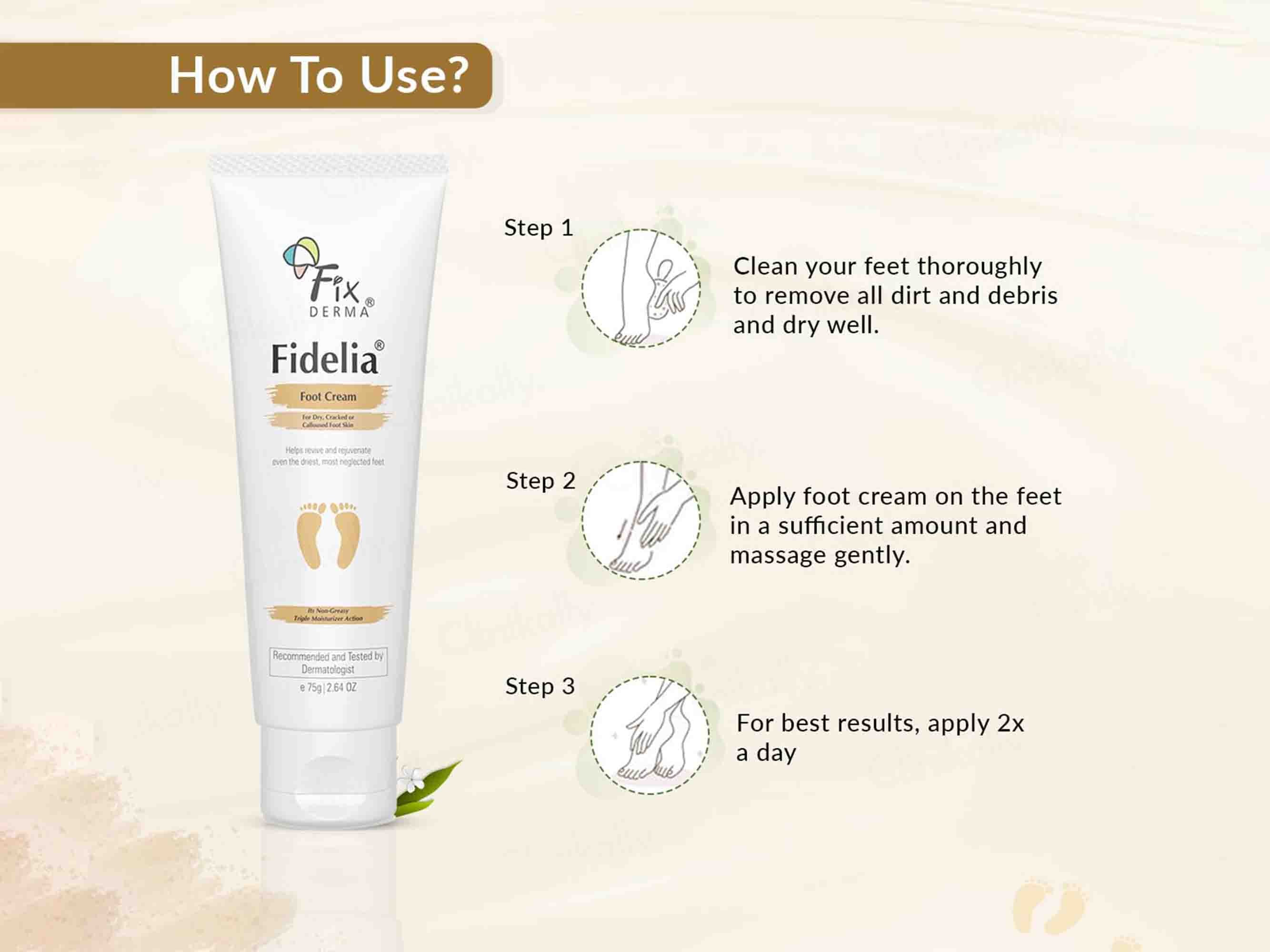 Fixderma Fidelia Foot Cream - Image 5