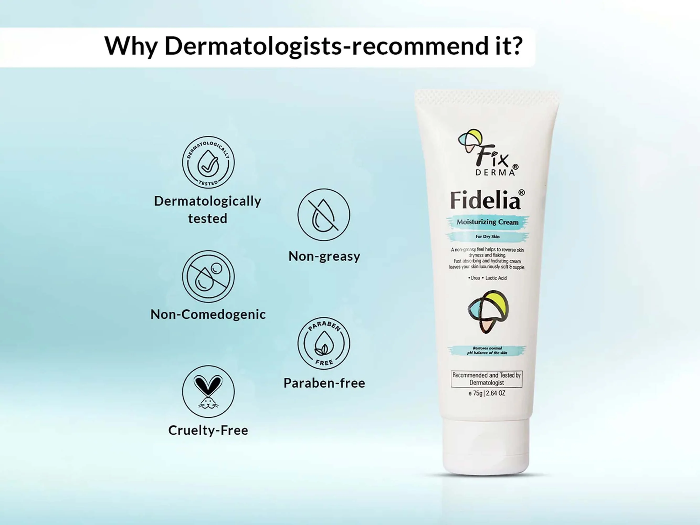 Fixderma Fidelia Moisturizing Cream - Image 3