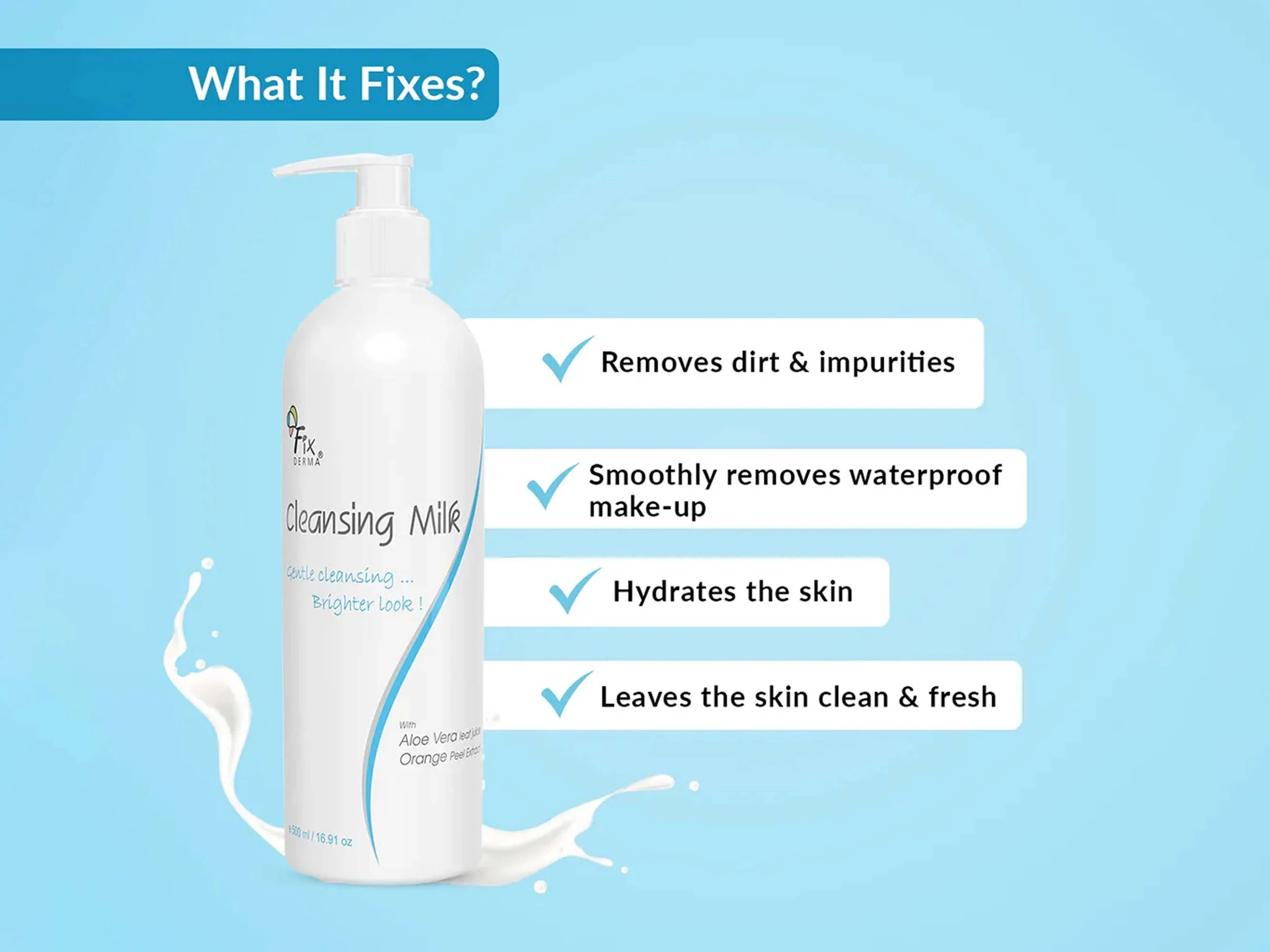 Fixderma Gentle Cleansing Milk - Image 3