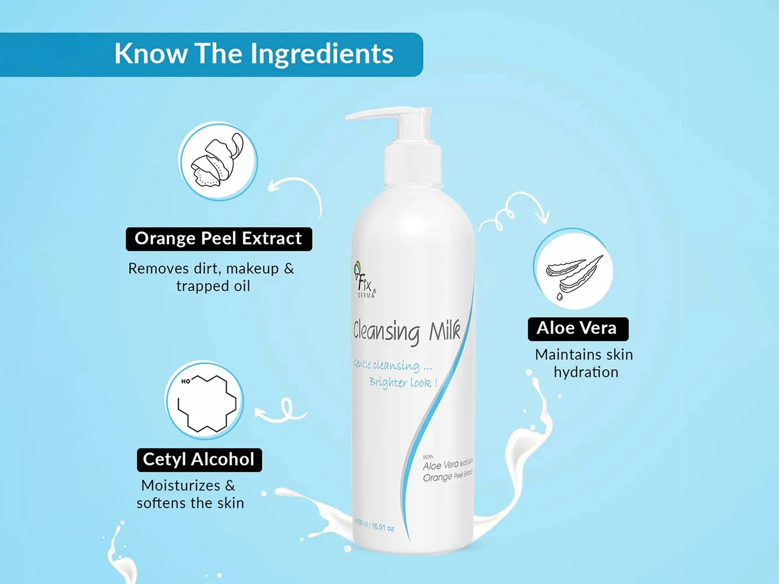 Fixderma Gentle Cleansing Milk - Image 4