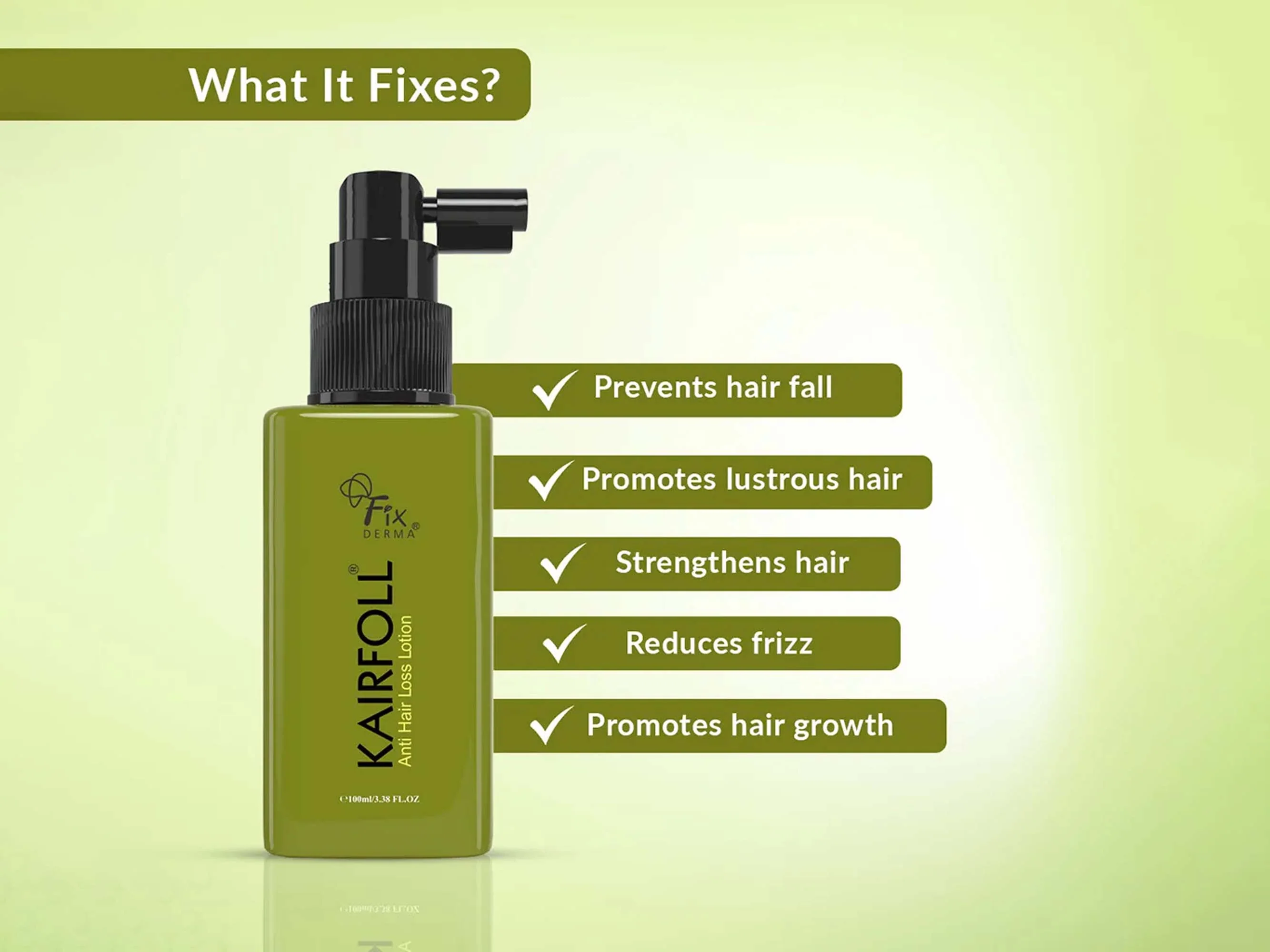 Fixderma Kairfoll Anti Hair Loss Lotion - Image 3