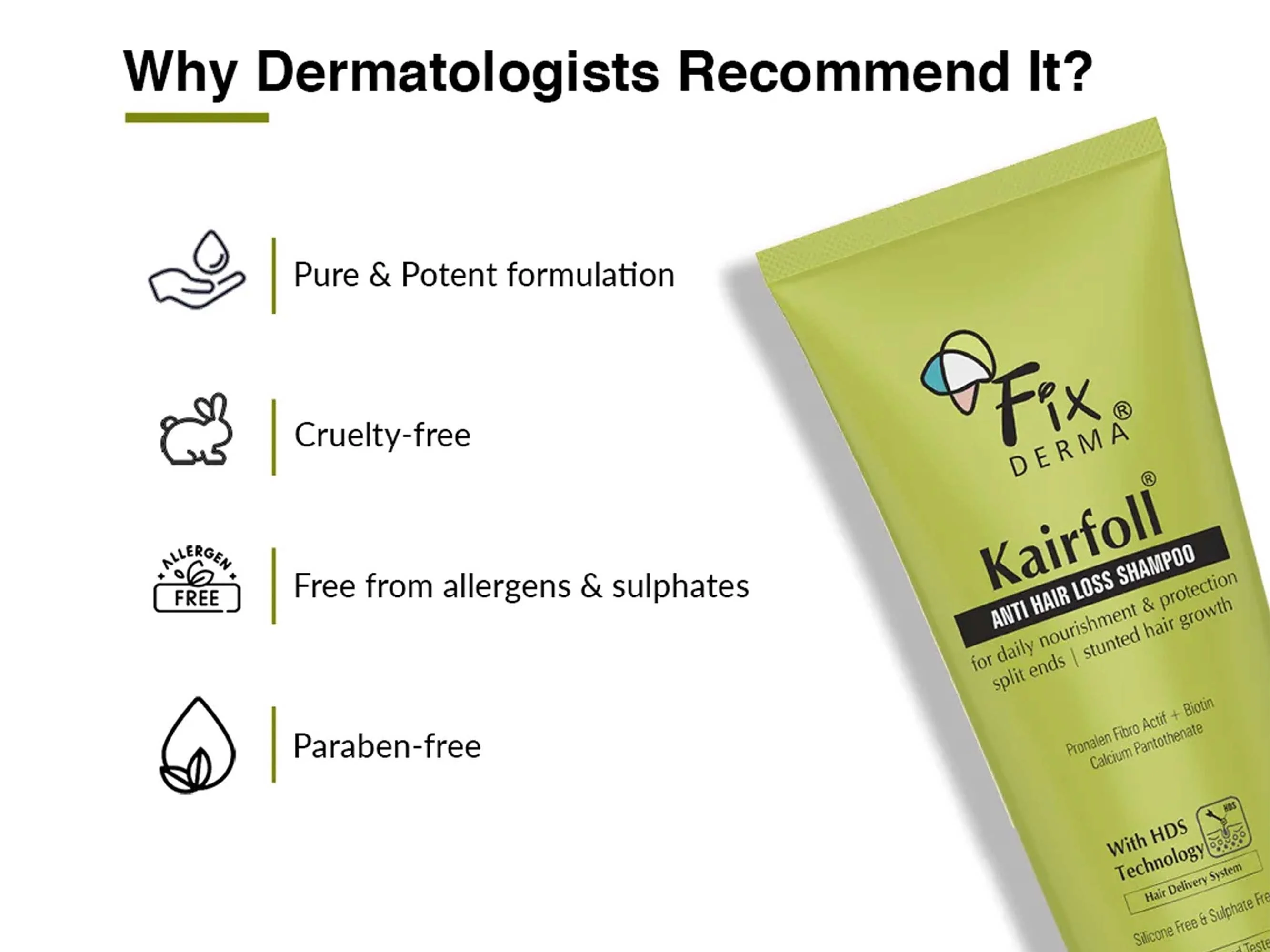 Fixderma Kairfoll Anti Hair Loss Shampoo - Image 5