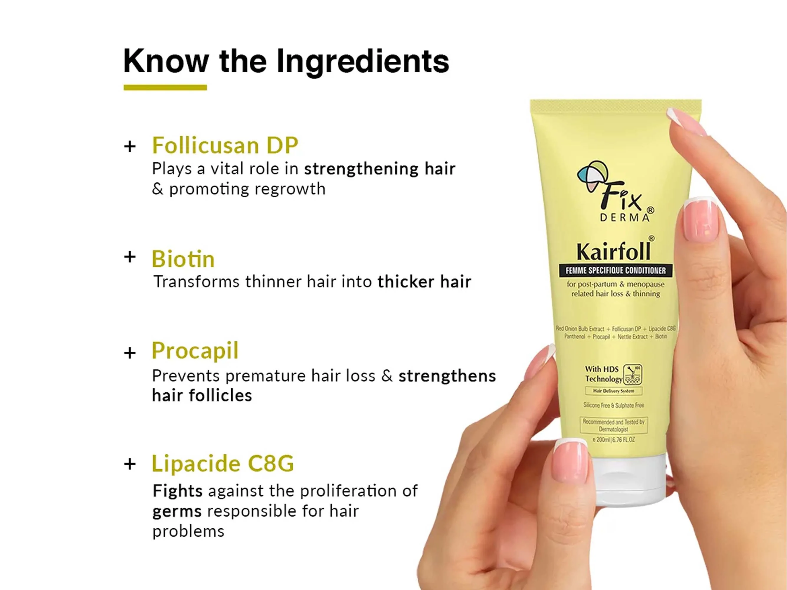 Fixderma Kairfoll Femme Specifique Conditioner - Image 4