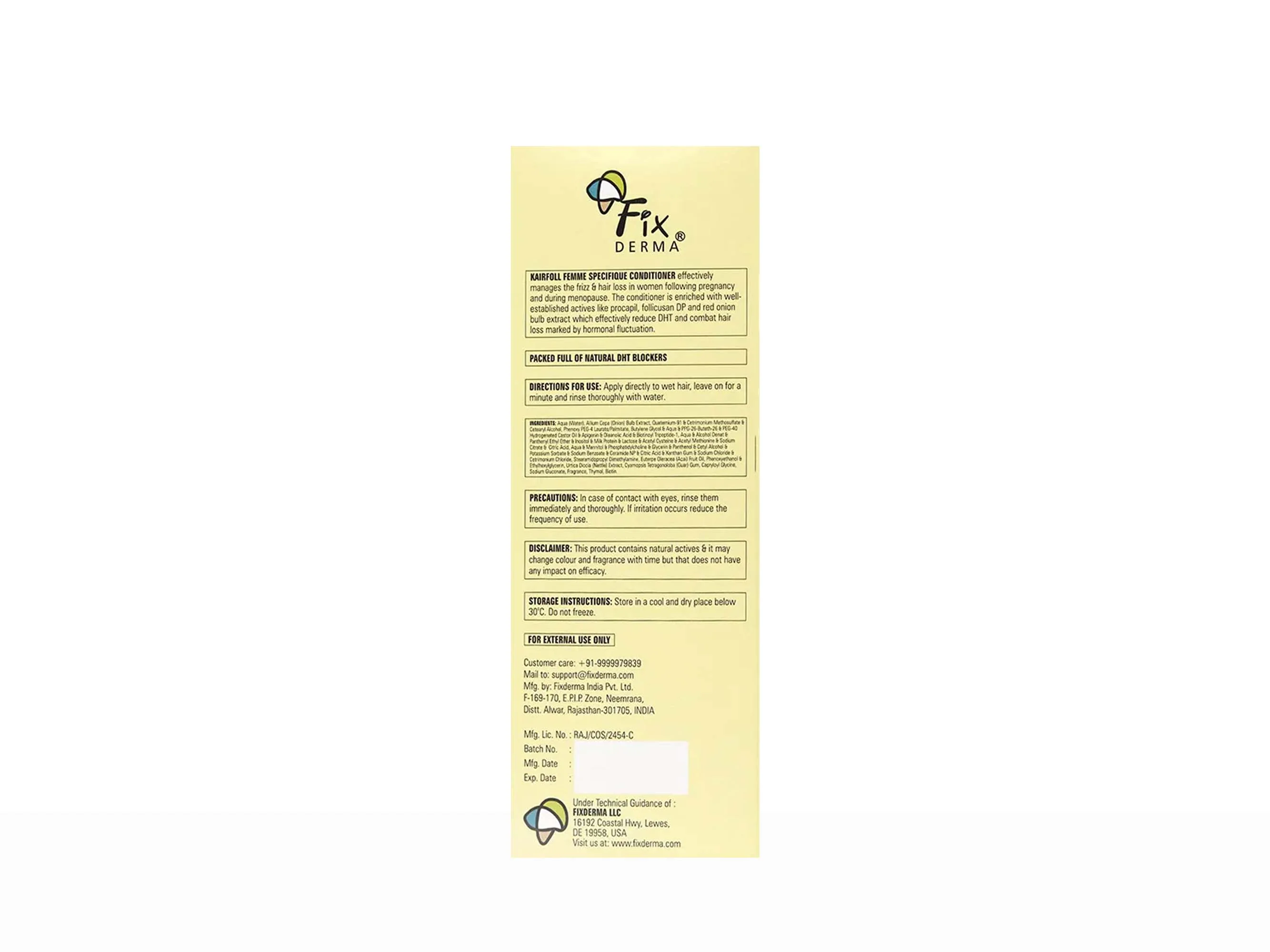 Fixderma Kairfoll Femme Specifique Conditioner - Image 9