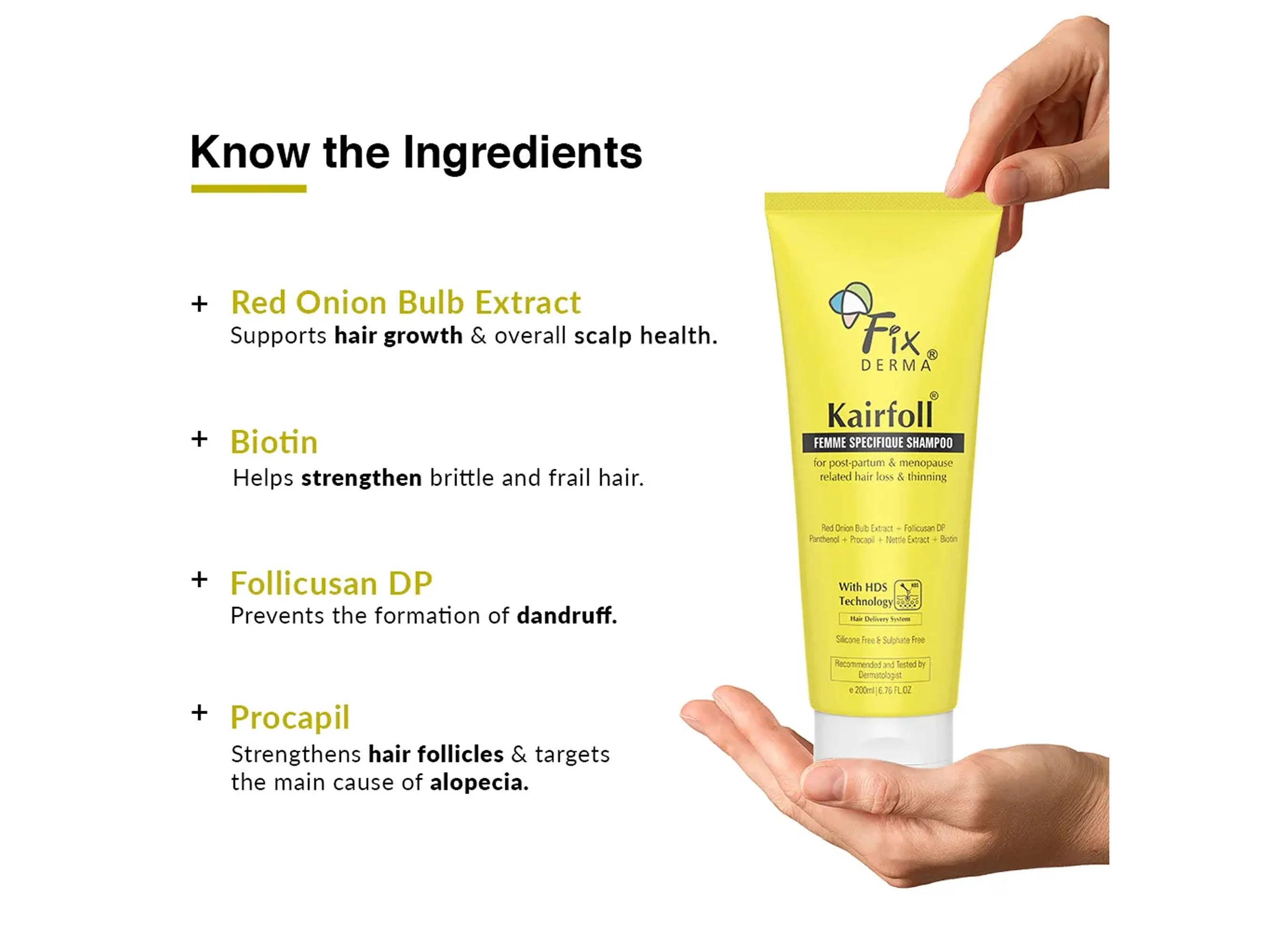 Fixderma Kairfoll Femme Specifique Shampoo - Image 4
