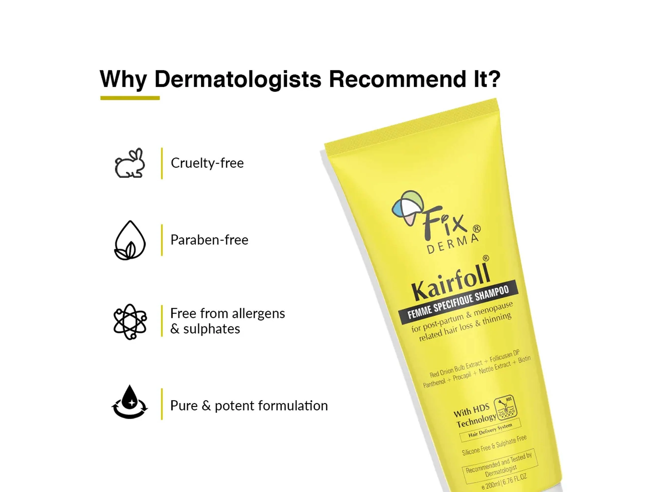 Fixderma Kairfoll Femme Specifique Shampoo - Image 7