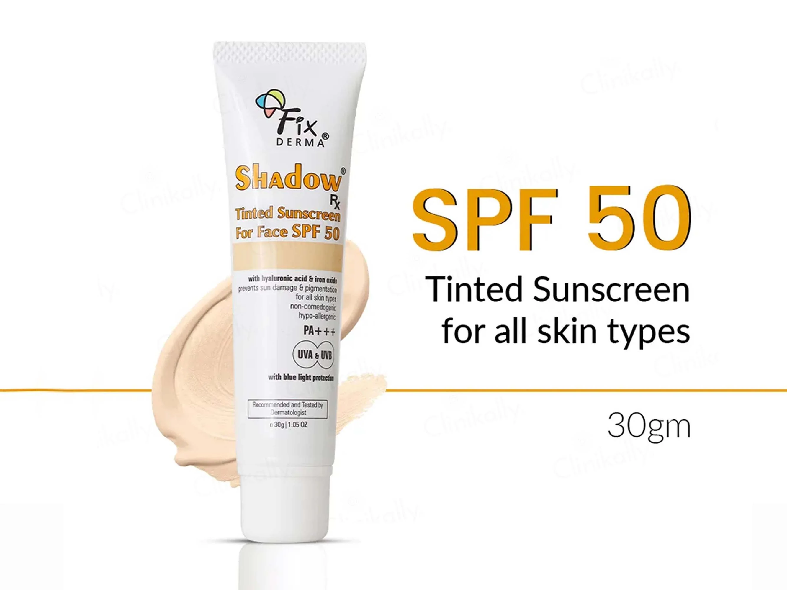 Fixderma Shadow Rx Tinted Sunscreen For Face SPF 50 PA+++ - Image 2