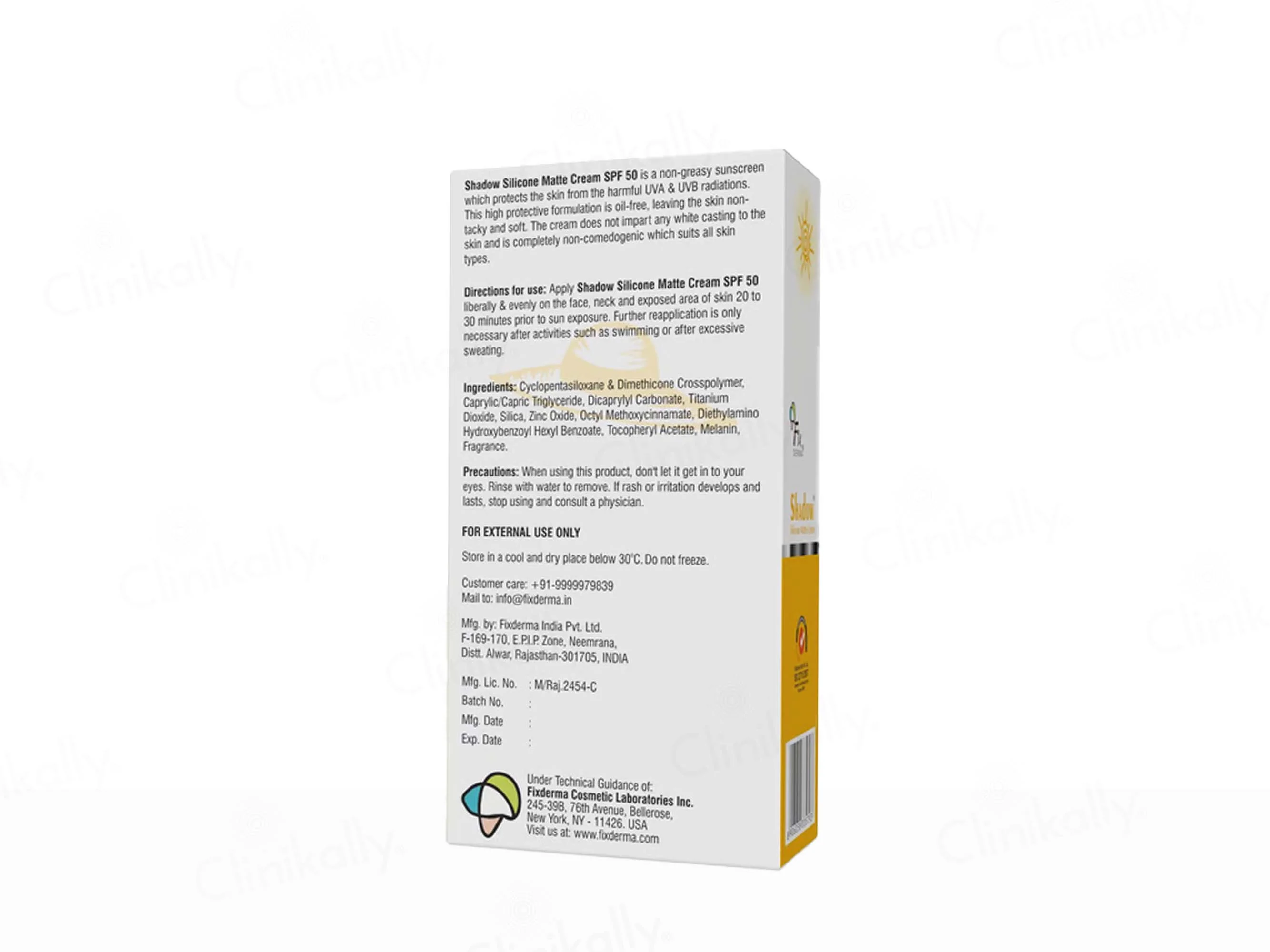 Fixderma Shadow Silicone Matte Cream SPF 50 PA+++ - Image 6