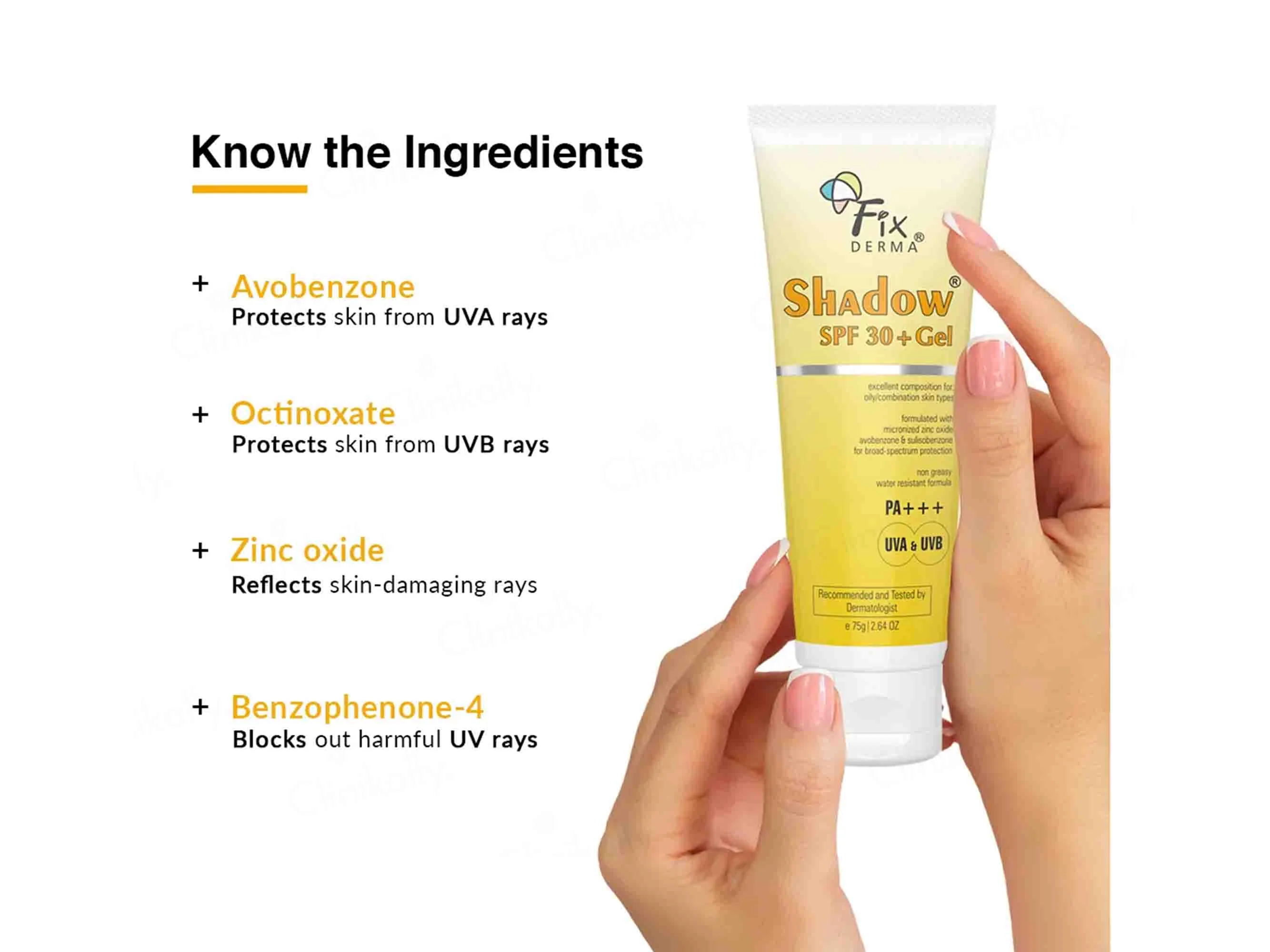 Fixderma Shadow SPF 30+ PA+++ Gel - Image 6