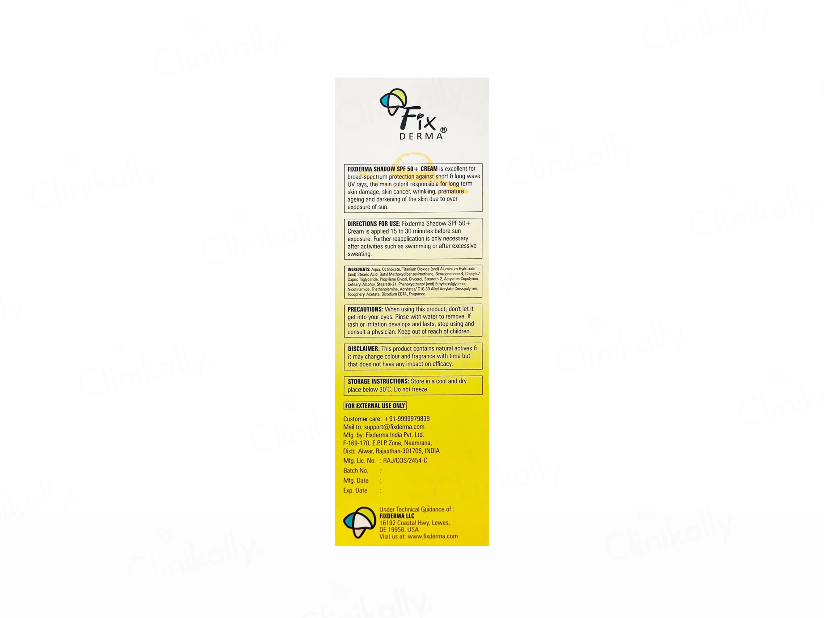Fixderma Shadow SPF 50+ Cream Sunscreen - Image 5