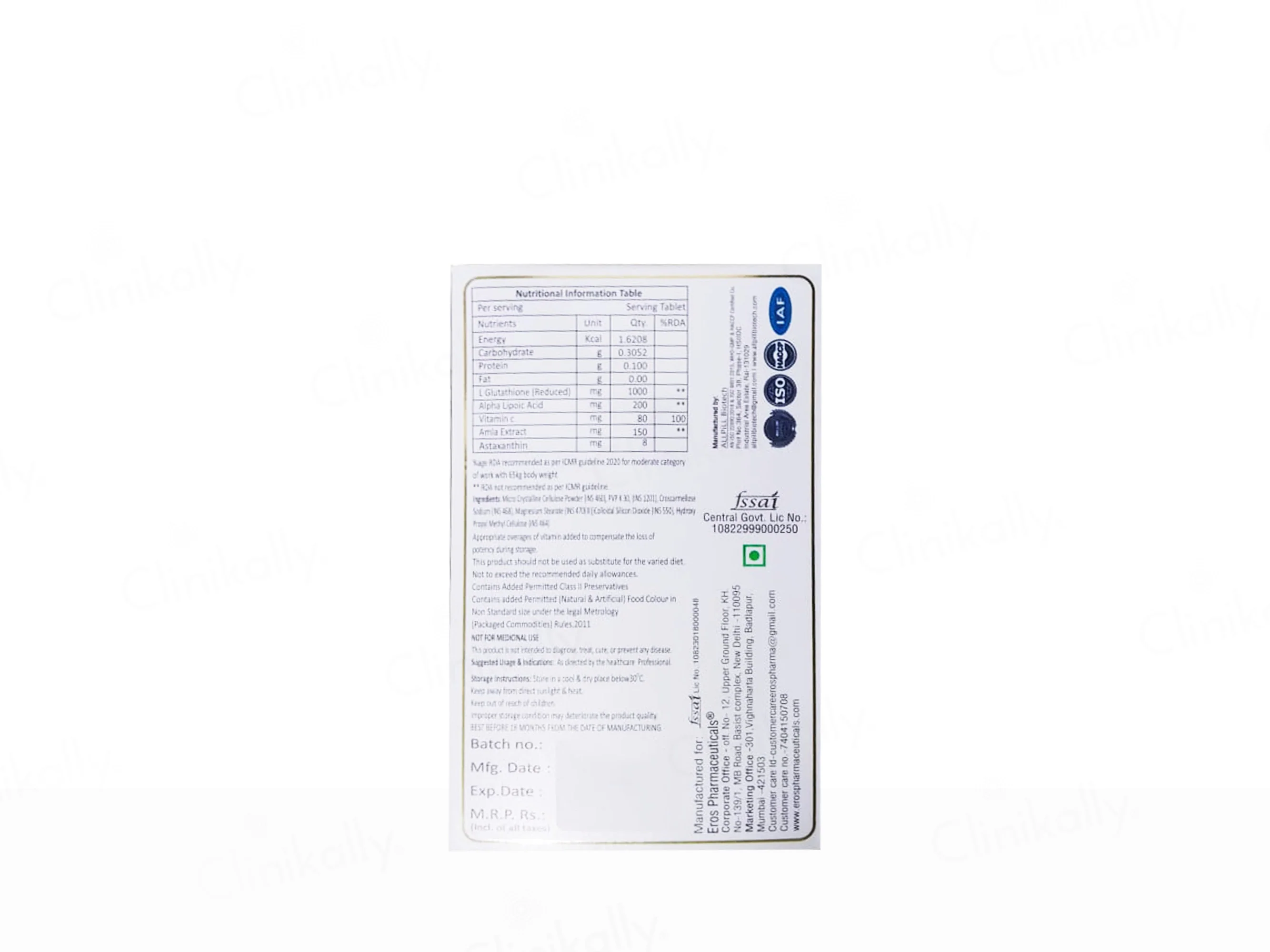 Fixglow-OD Skin Brightening Tablet - Image 2